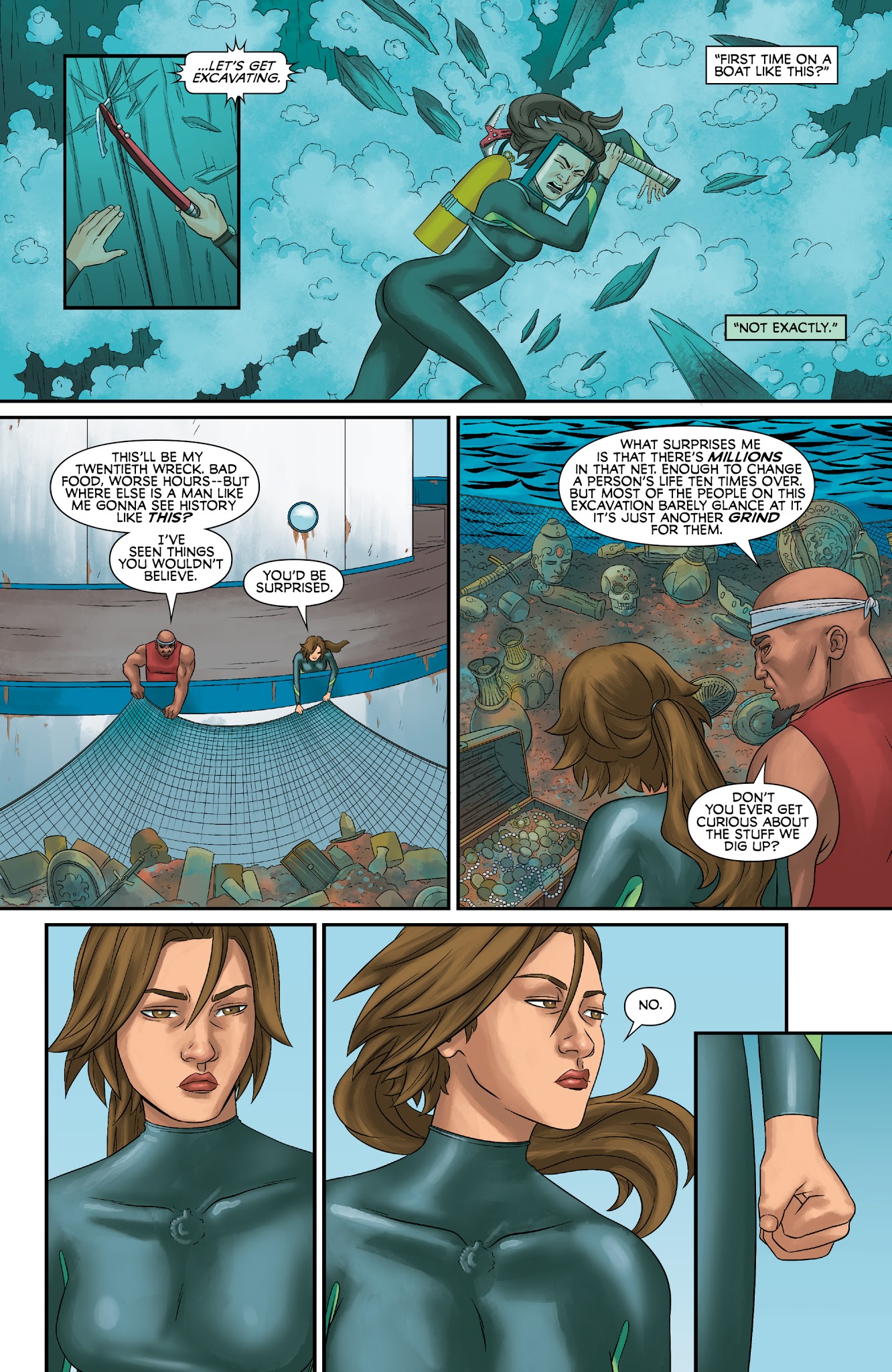 Read online Tomb Raider: Survivor's Crusade comic -  Issue #3 - 6