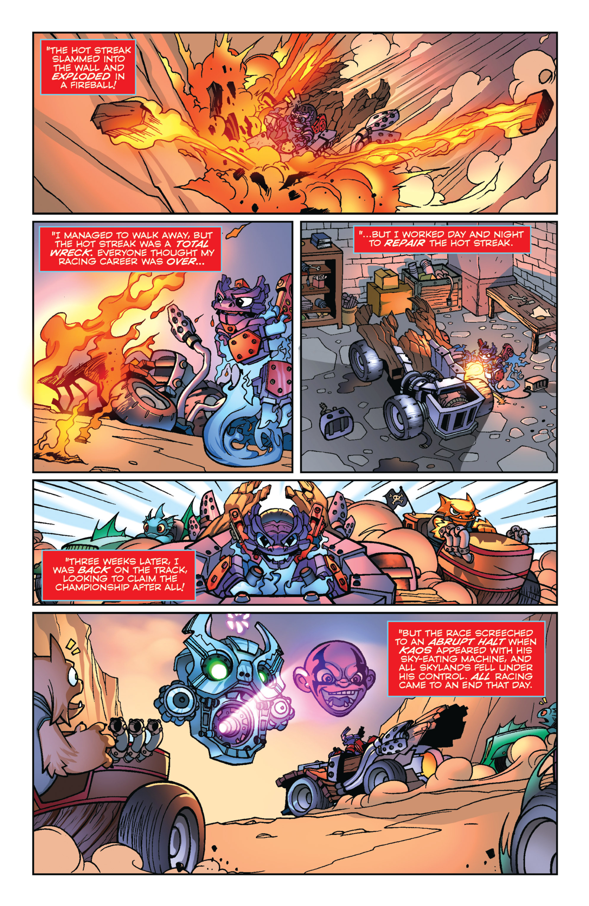 Read online Skylanders Superchargers comic -  Issue #1 - 22