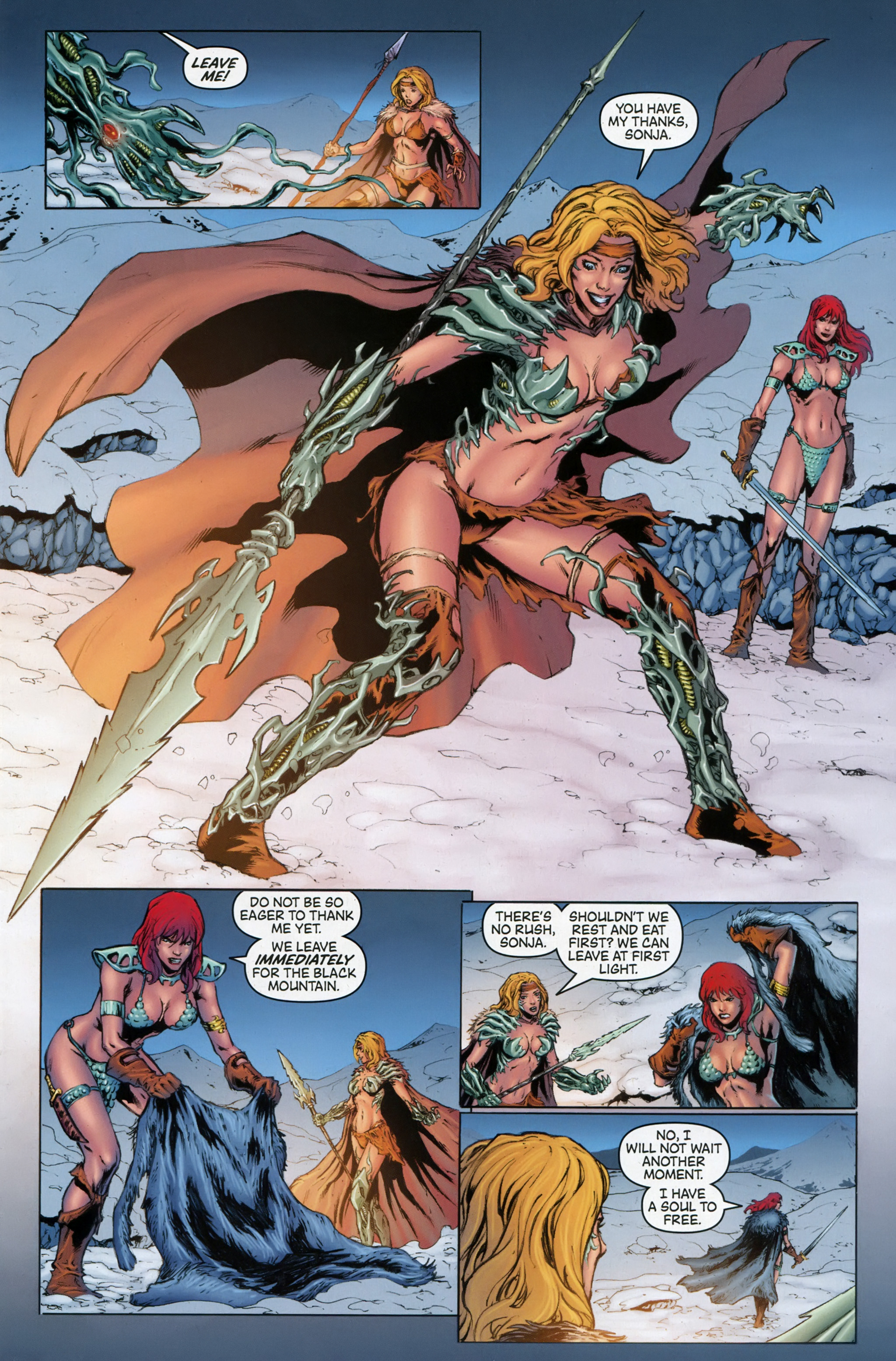 Read online Witchblade/Red Sonja comic -  Issue #5 - 5