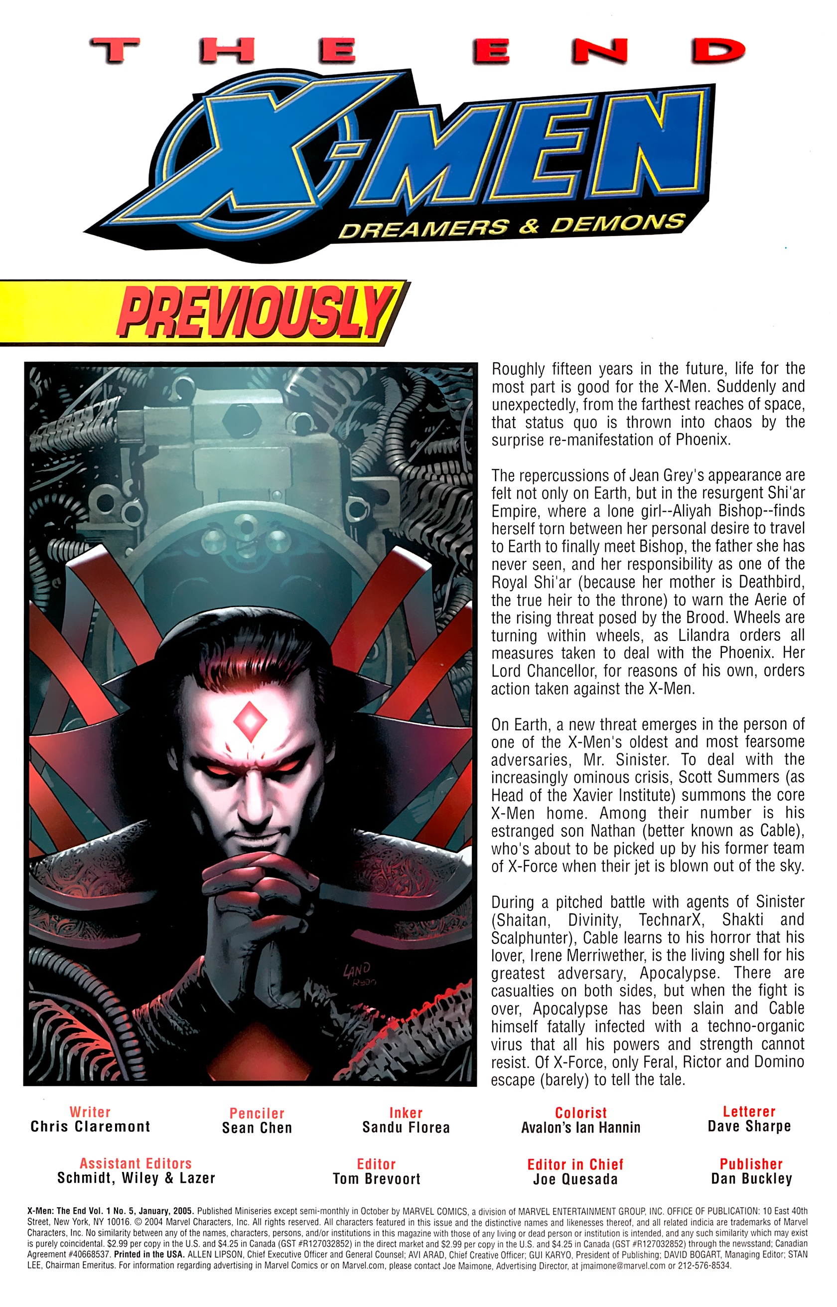 Read online X-Men: The End: Book 1: Dreamers & Demons comic -  Issue #5 - 2