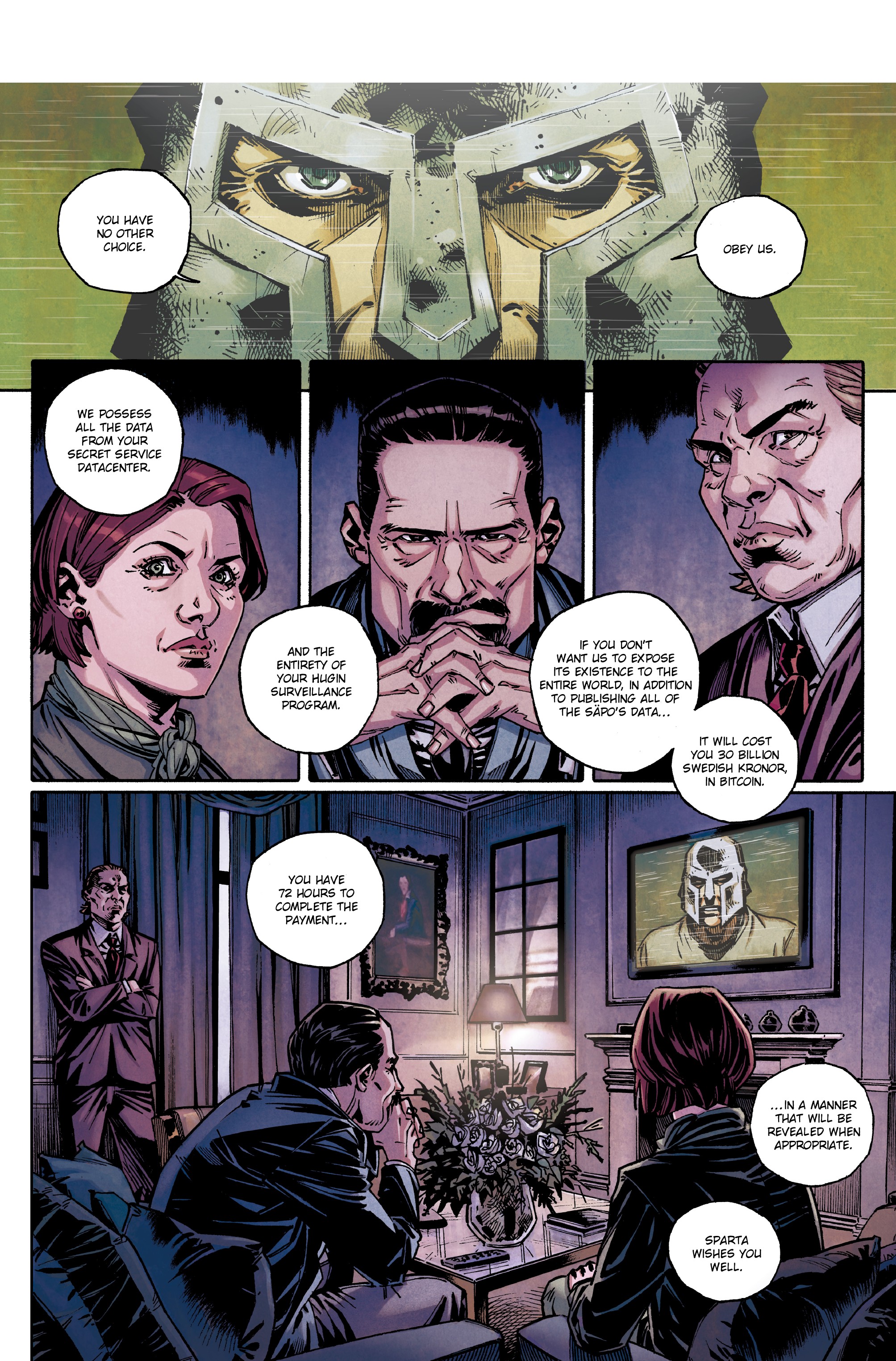 Read online Millennium: The Girl Who Danced With Death comic -  Issue #3 - 4