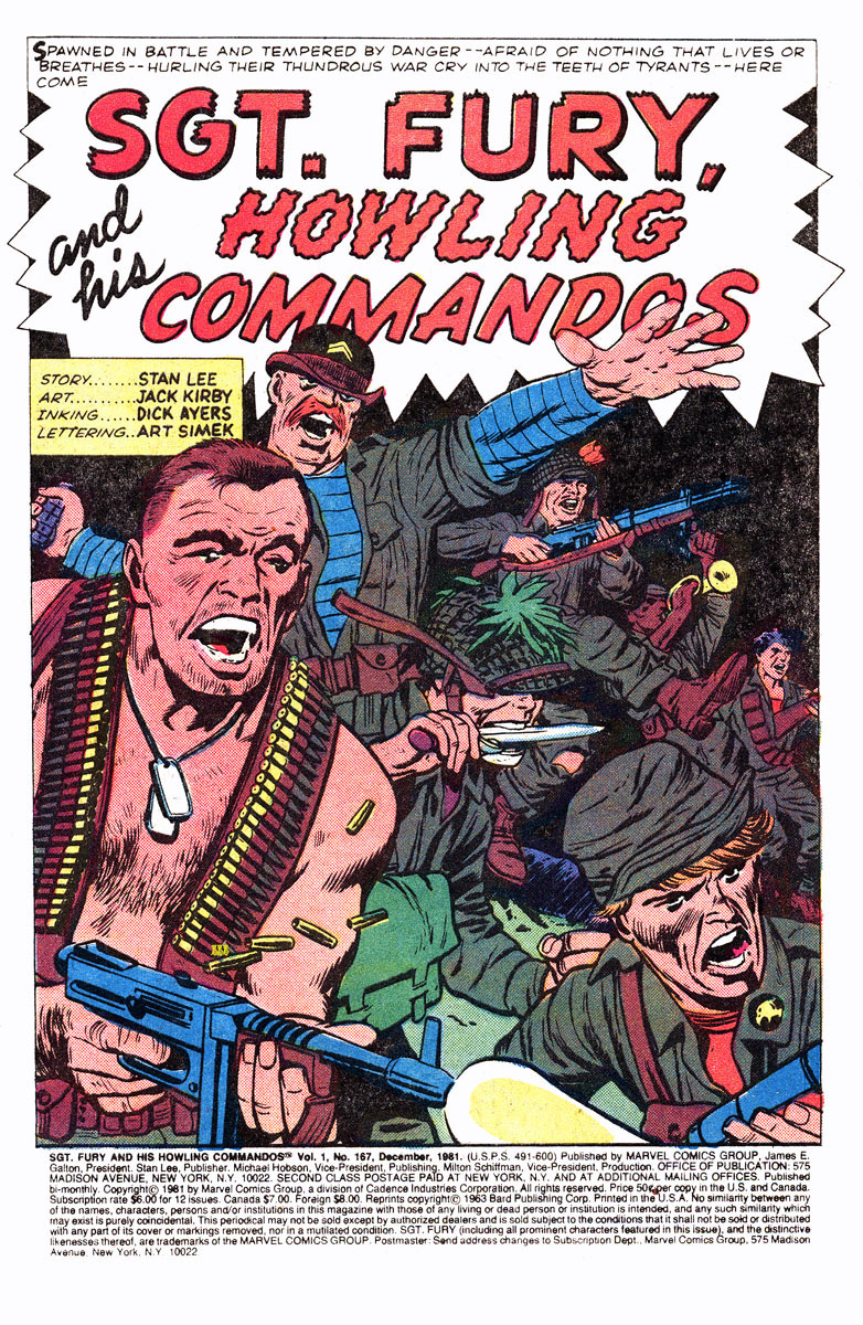 Read online Sgt. Fury comic -  Issue #167 - 3