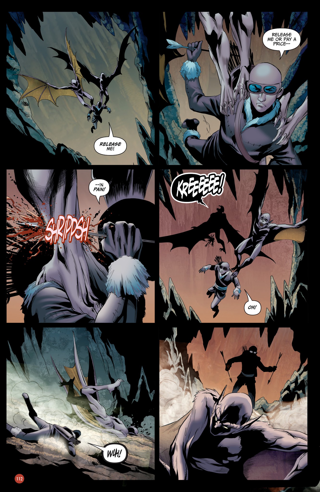 Read online Van Helsing vs. Werewolf comic -  Issue # _TPB 1 - 112