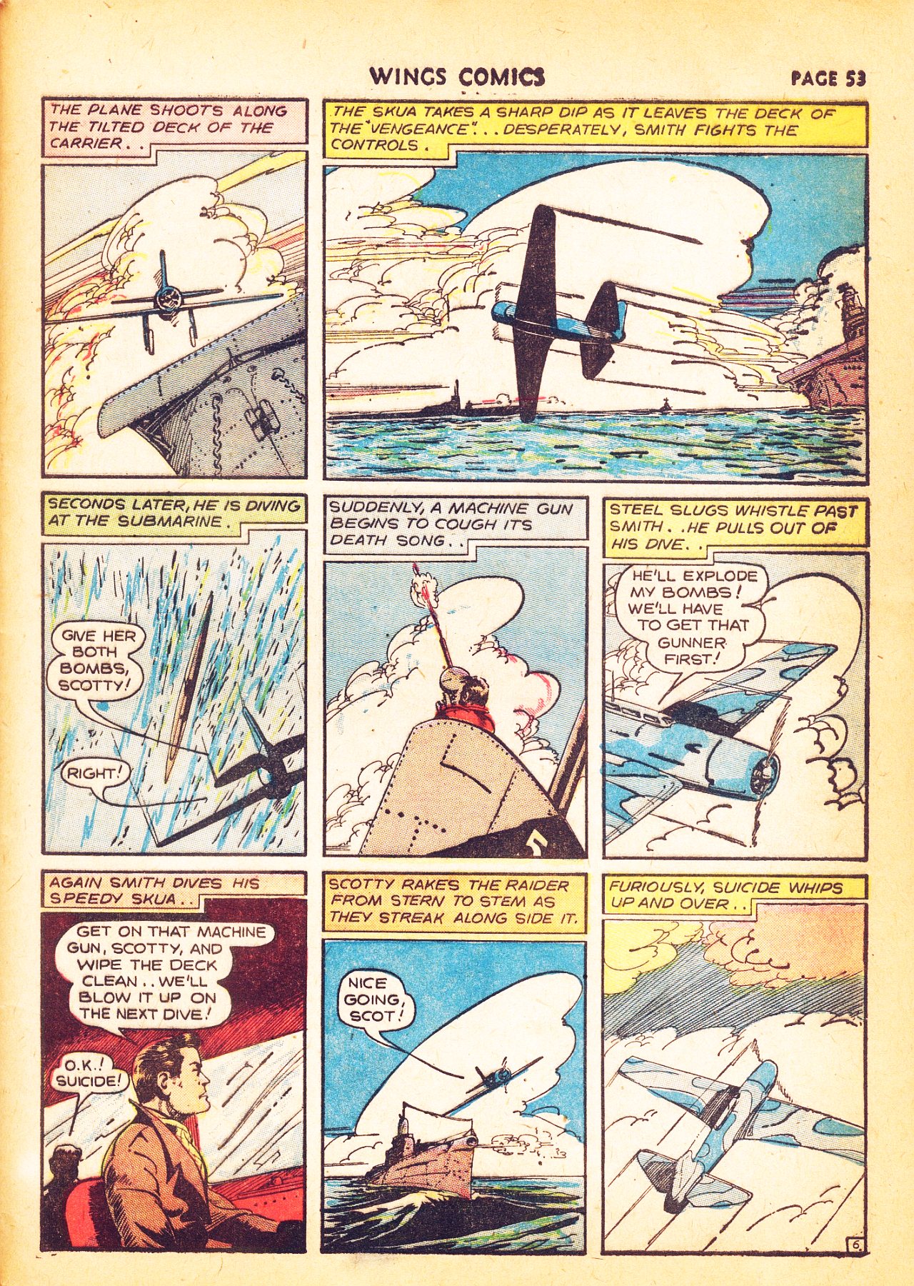 Read online Wings Comics comic -  Issue #4 - 55
