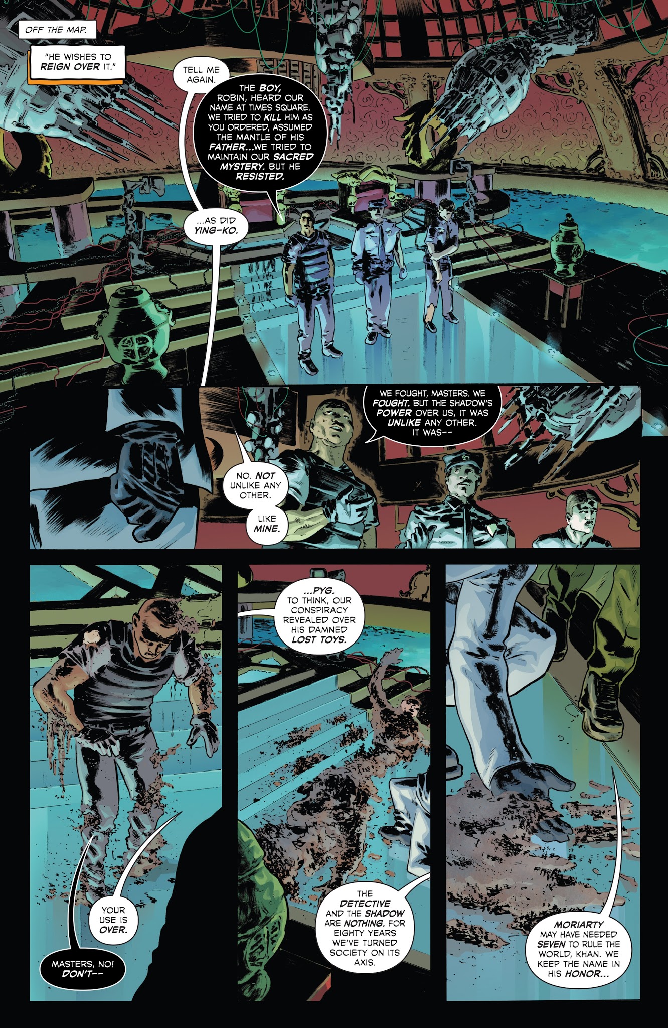 Read online The Shadow/Batman comic -  Issue #2 - 16