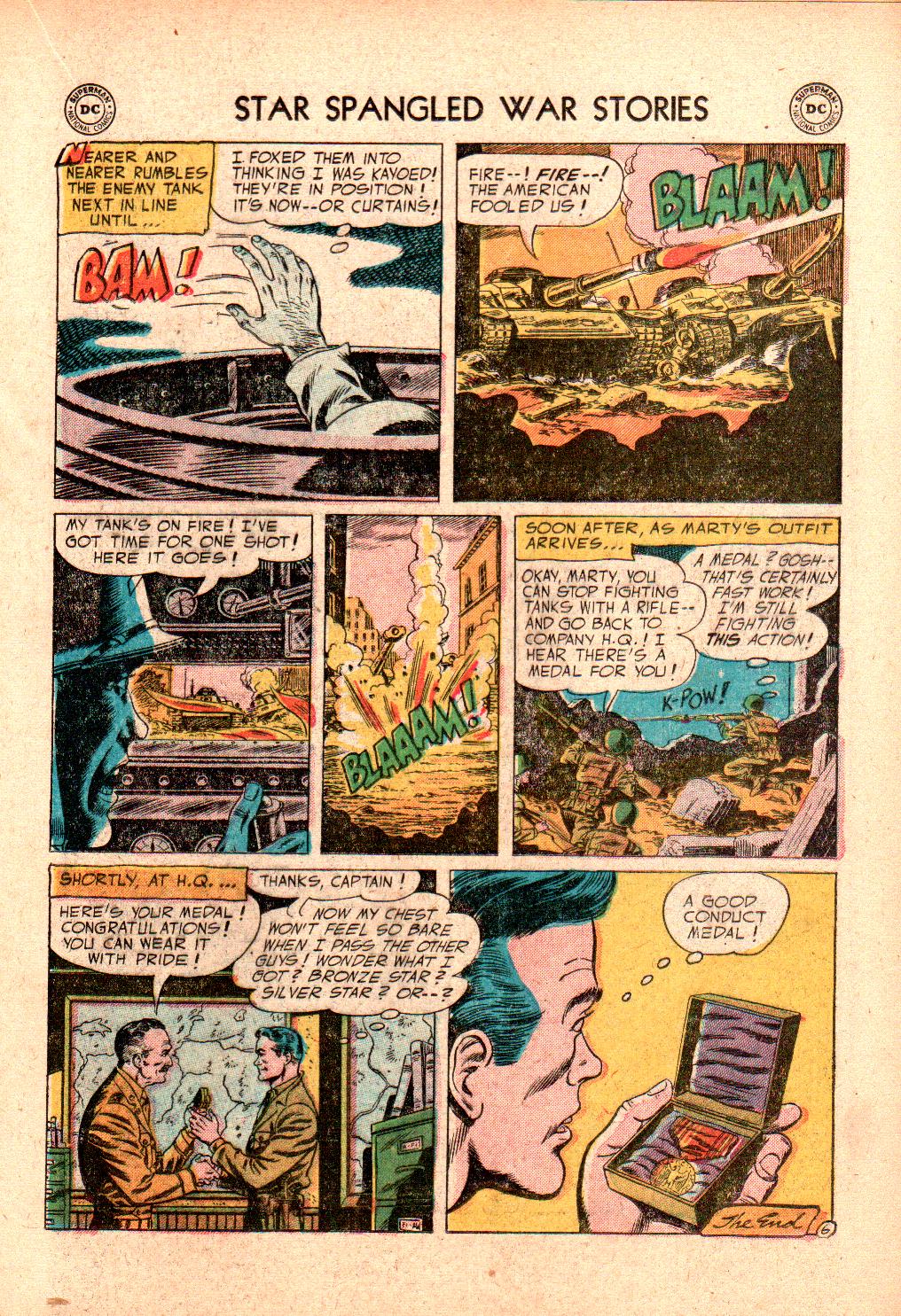 Read online Star Spangled War Stories (1952) comic -  Issue #42 - 17