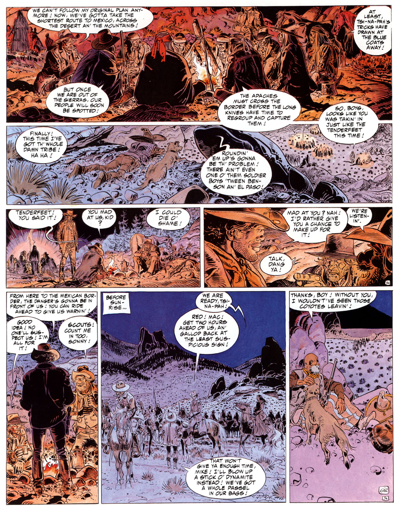 Read online Epic Graphic Novel: Blueberry comic -  Issue #4 - 88