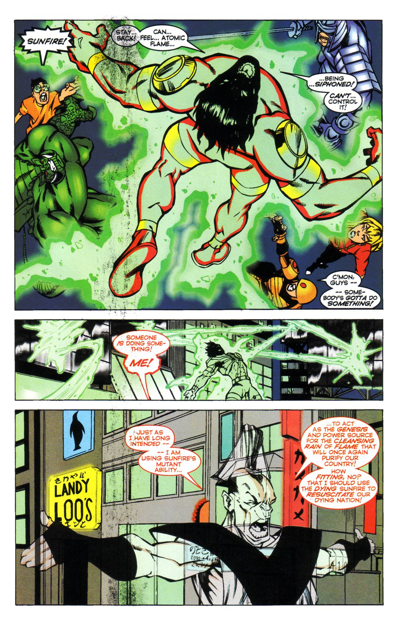Read online Sunfire & Big Hero Six comic -  Issue #3 - 14