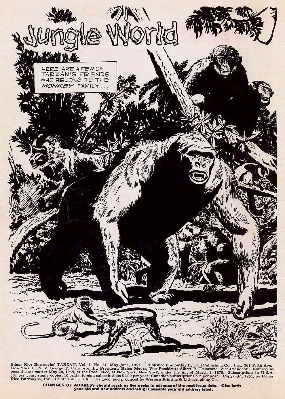 Read online Tarzan (1948) comic -  Issue #21 - 2