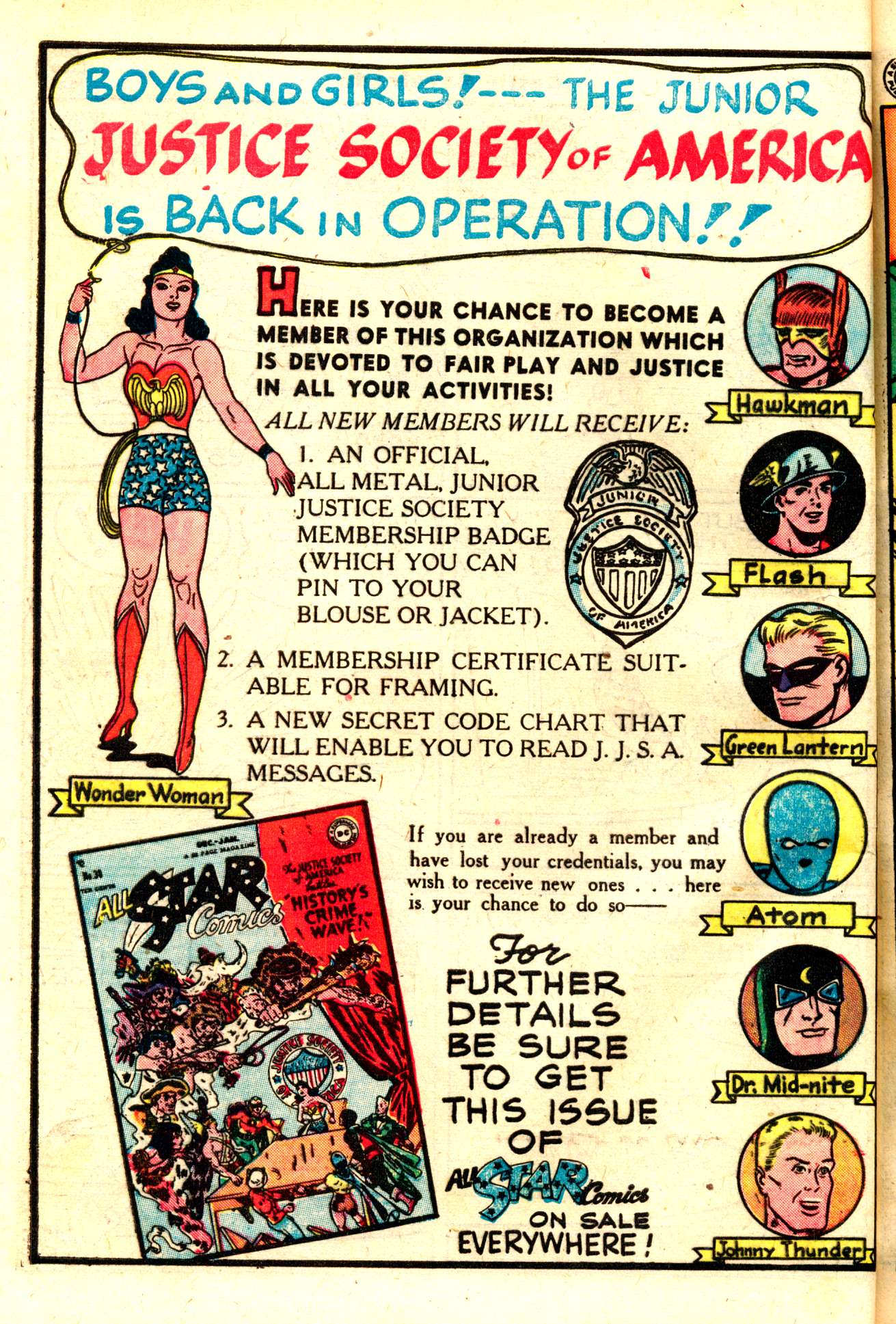 Read online Comic Cavalcade comic -  Issue #24 - 46