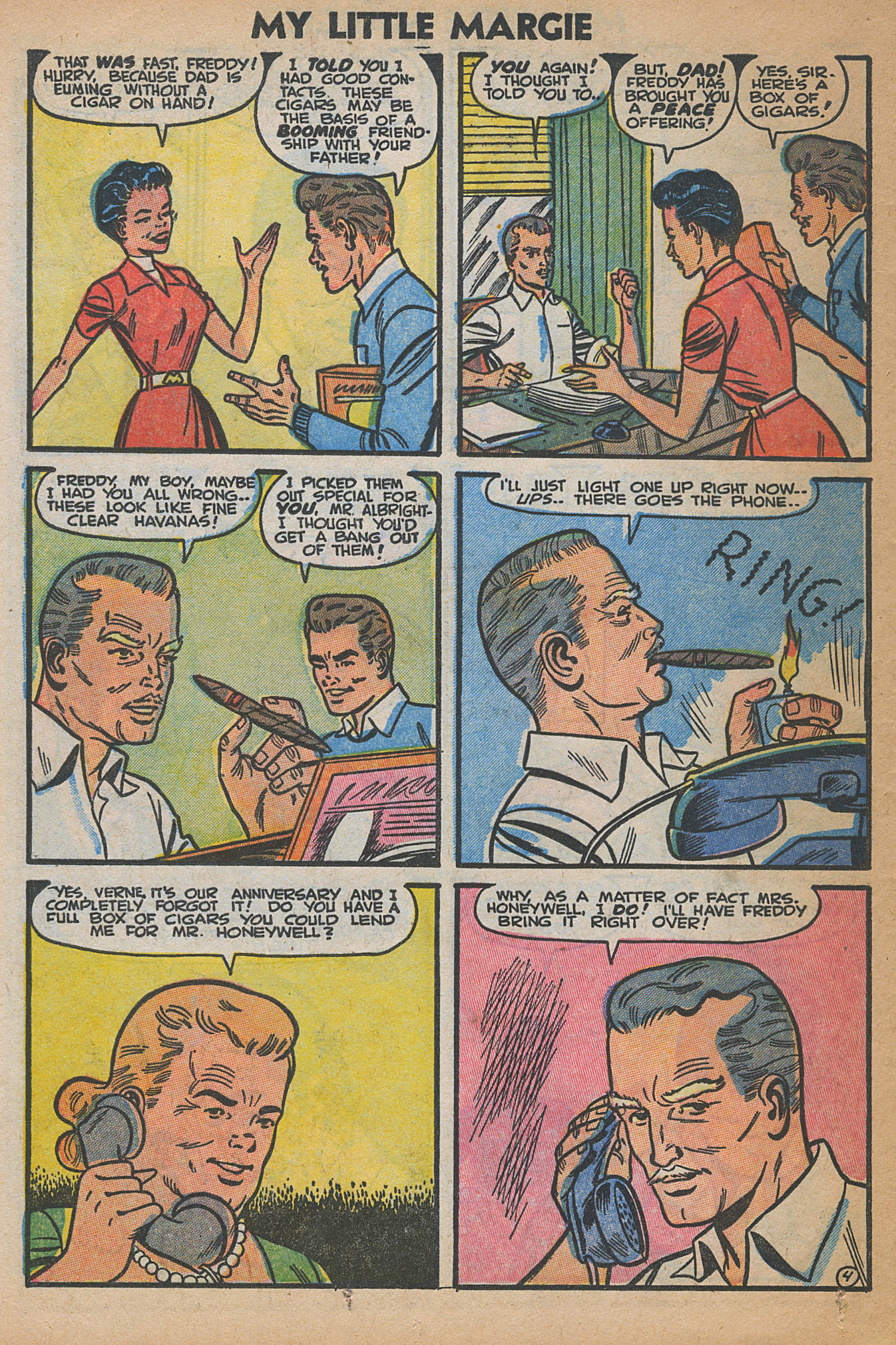 Read online My Little Margie (1954) comic -  Issue #1 - 24