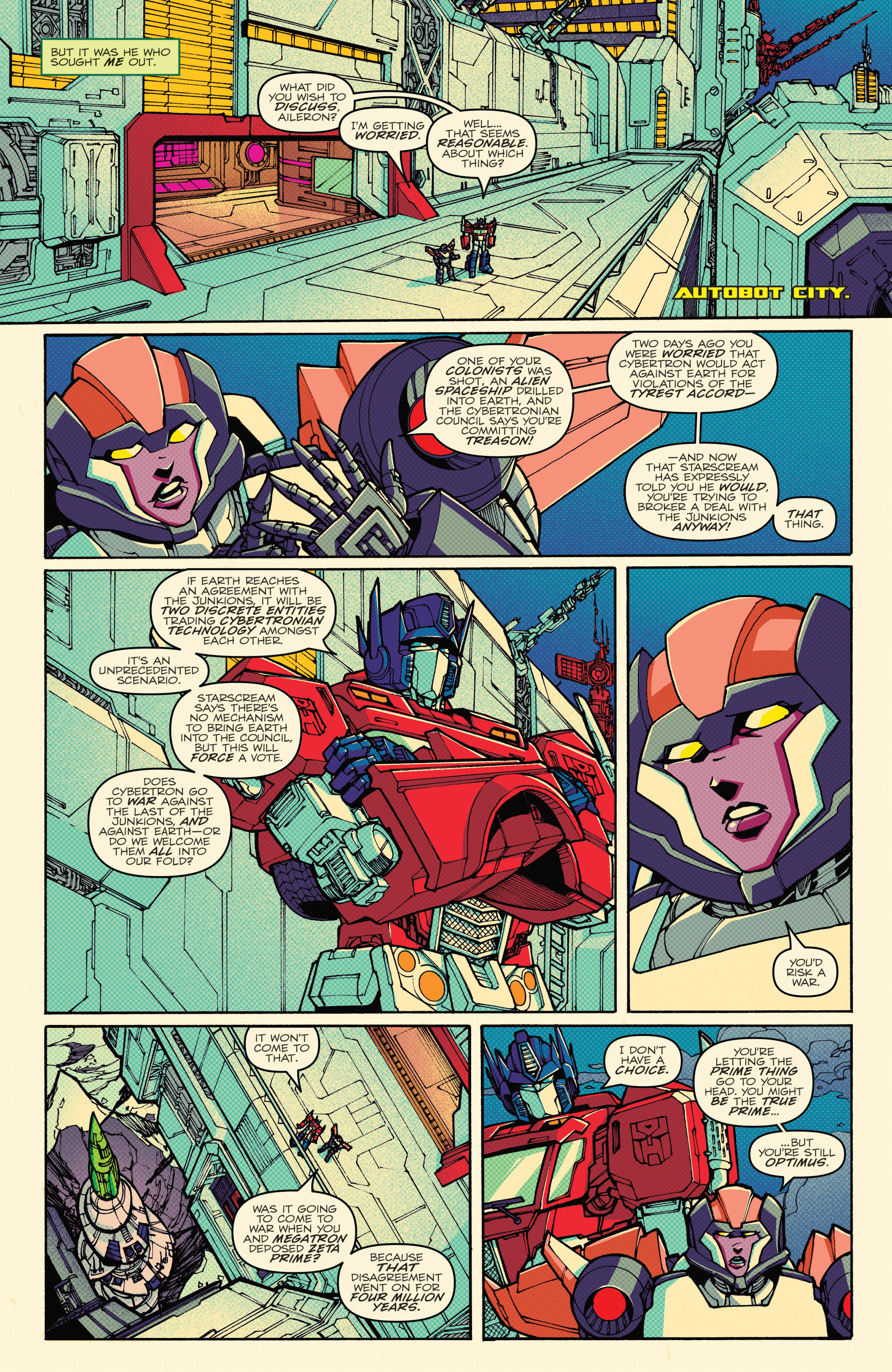 Read online Optimus Prime comic -  Issue #4 - 13