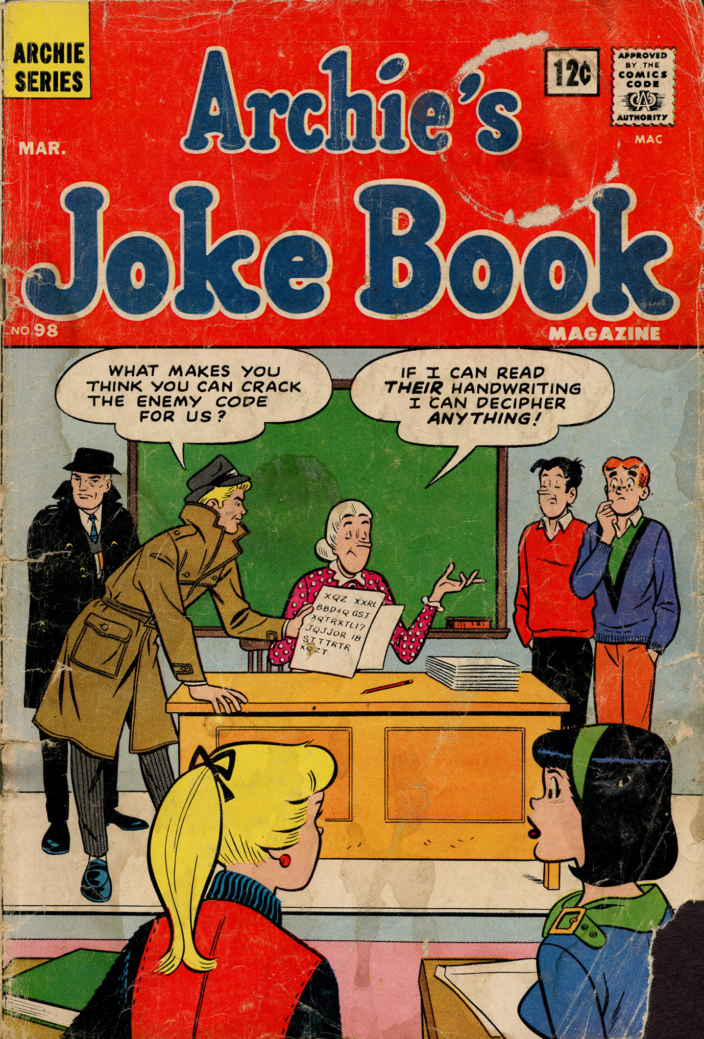 Read online Archie's Joke Book Magazine comic -  Issue #98 - 1