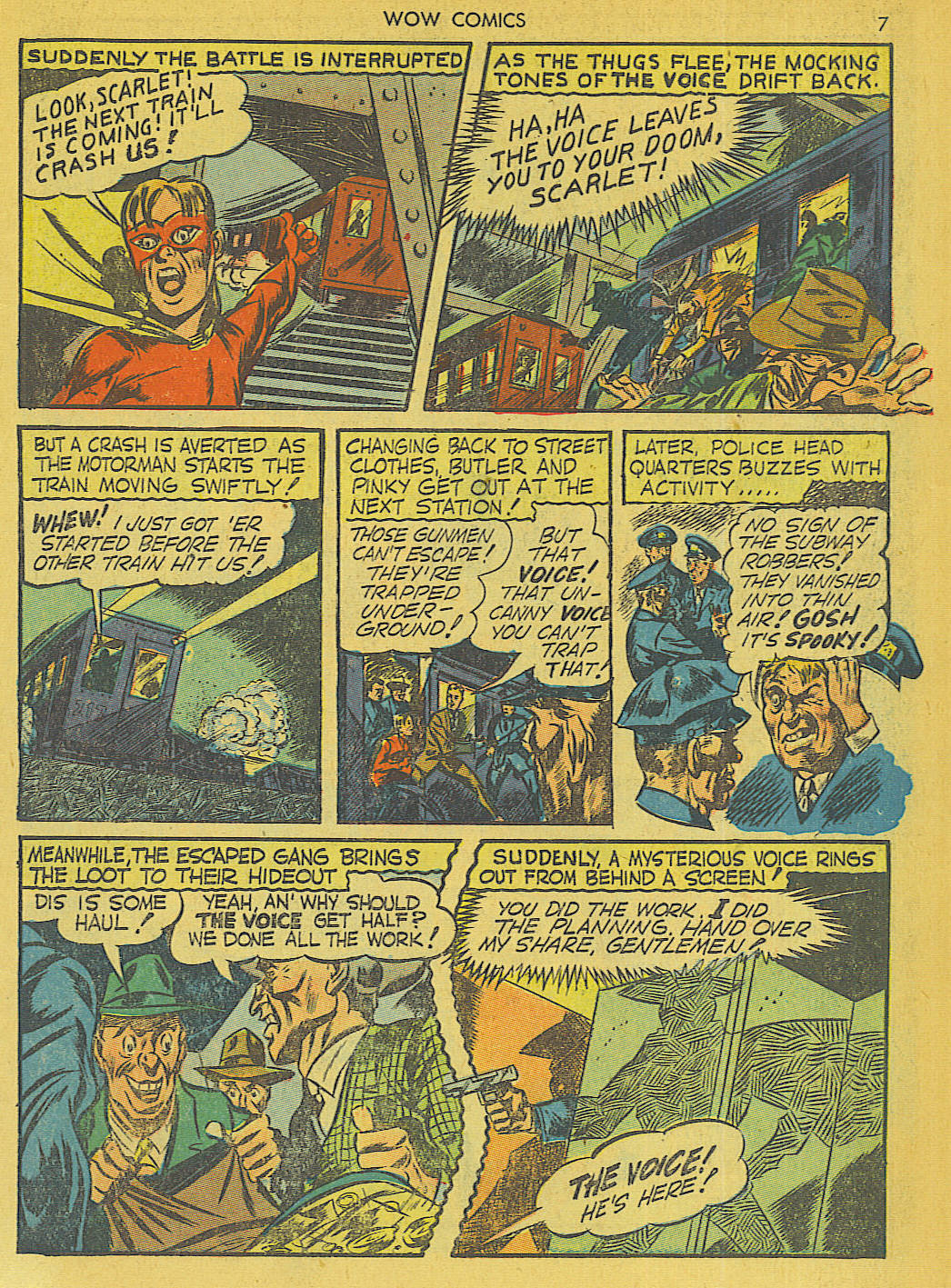 Read online Wow Comics comic -  Issue #6 - 7