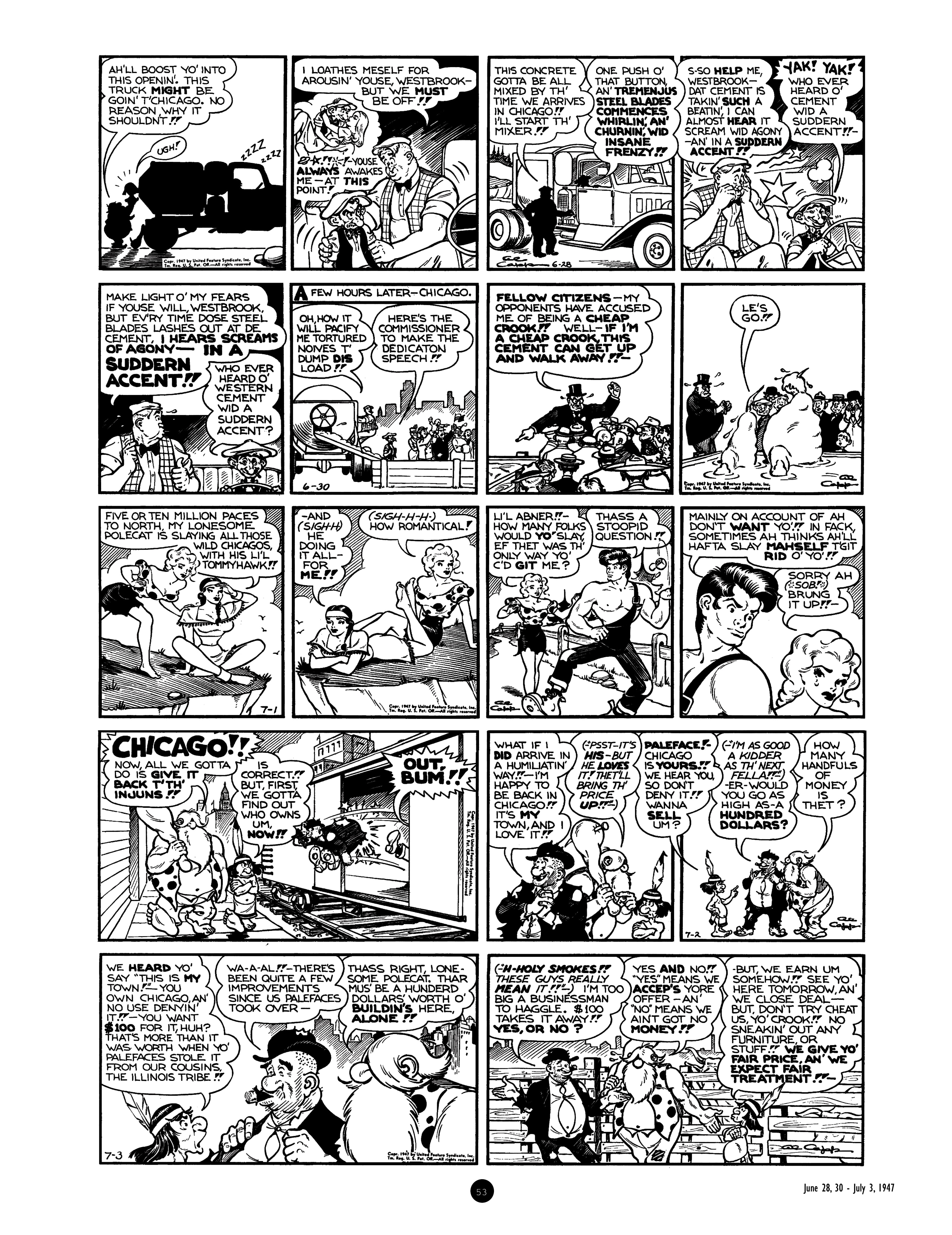 Read online Al Capp's Li'l Abner Complete Daily & Color Sunday Comics comic -  Issue # TPB 7 (Part 1) - 53