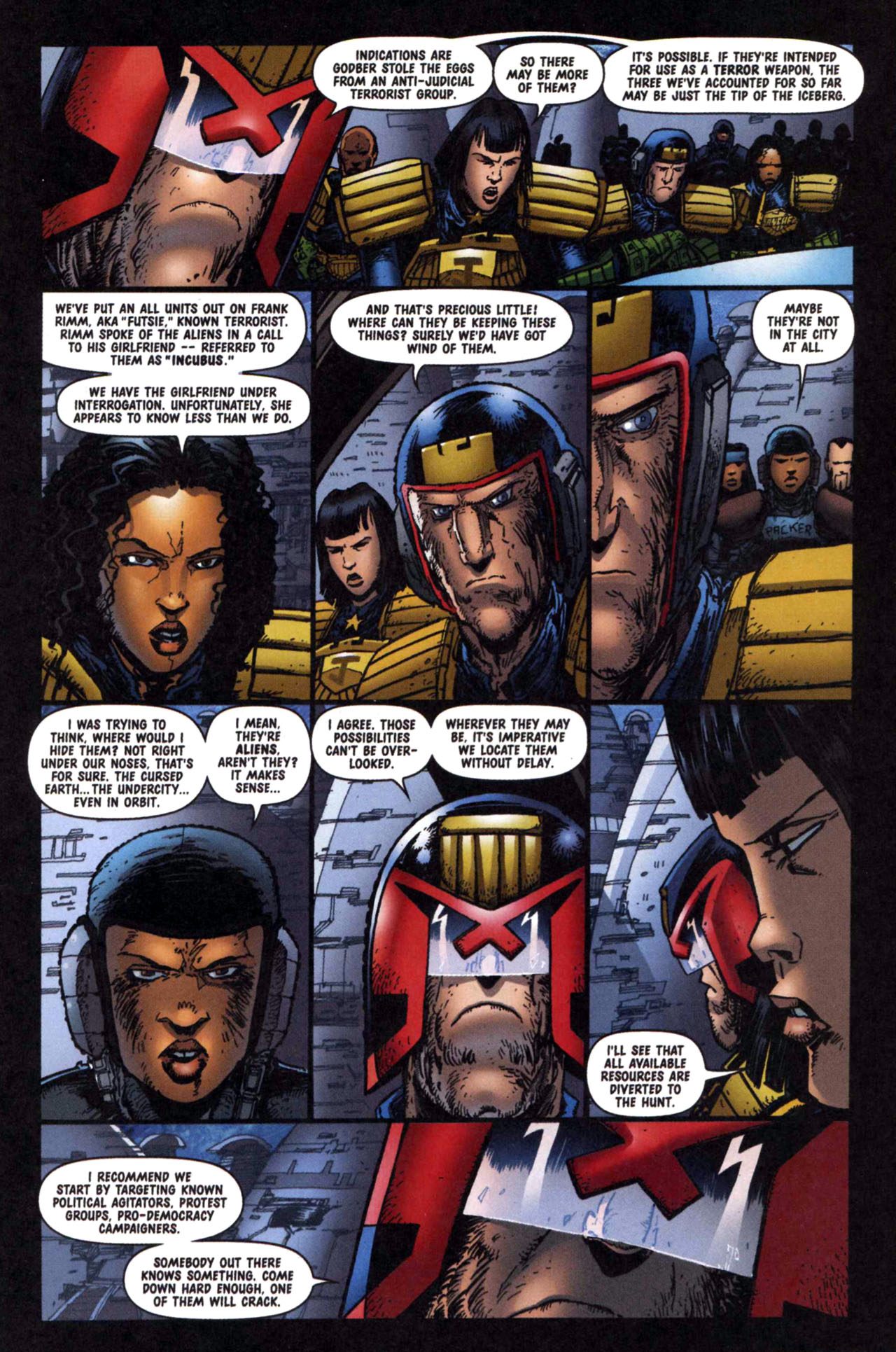 Read online Judge Dredd Vs. Aliens:  Incubus comic -  Issue #3 - 8