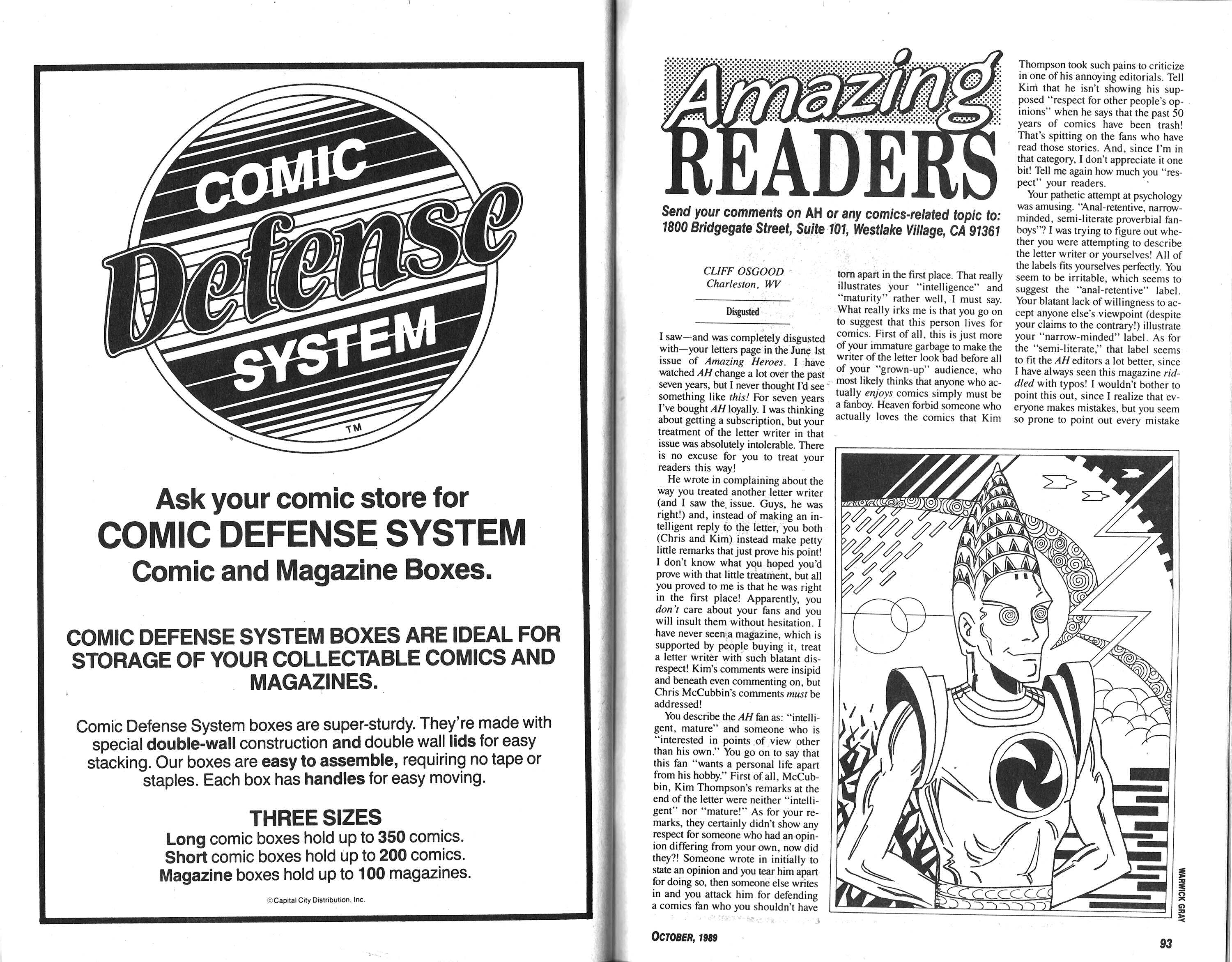 Read online Amazing Heroes comic -  Issue #172 - 47