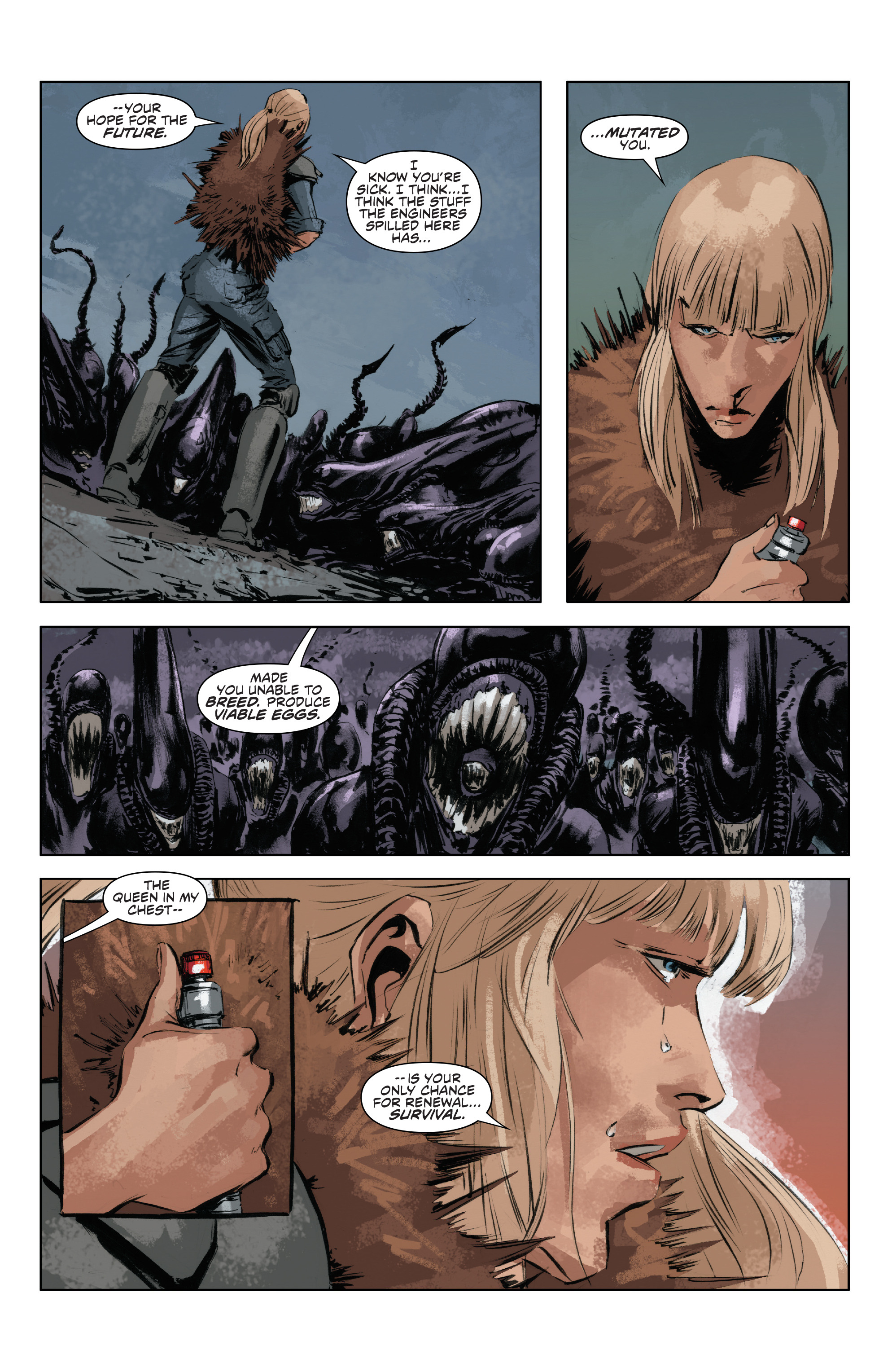 Read online Alien Vs. Predator: Life and Death comic -  Issue #4 - 6