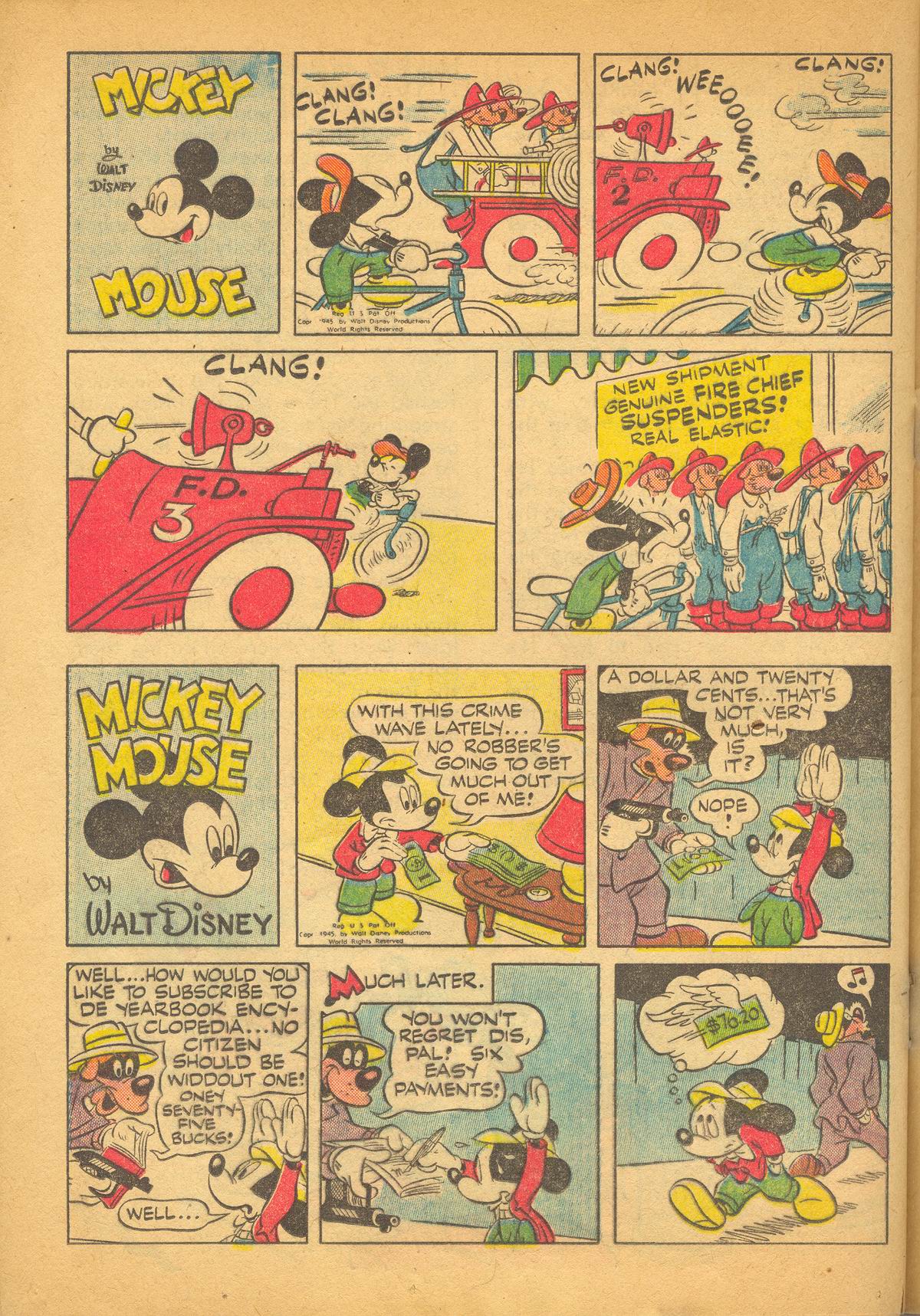 Read online Walt Disney's Comics and Stories comic -  Issue #74 - 36