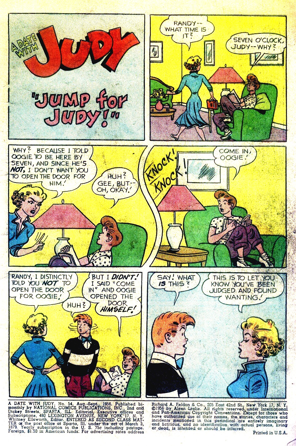 Read online A Date with Judy comic -  Issue #54 - 3