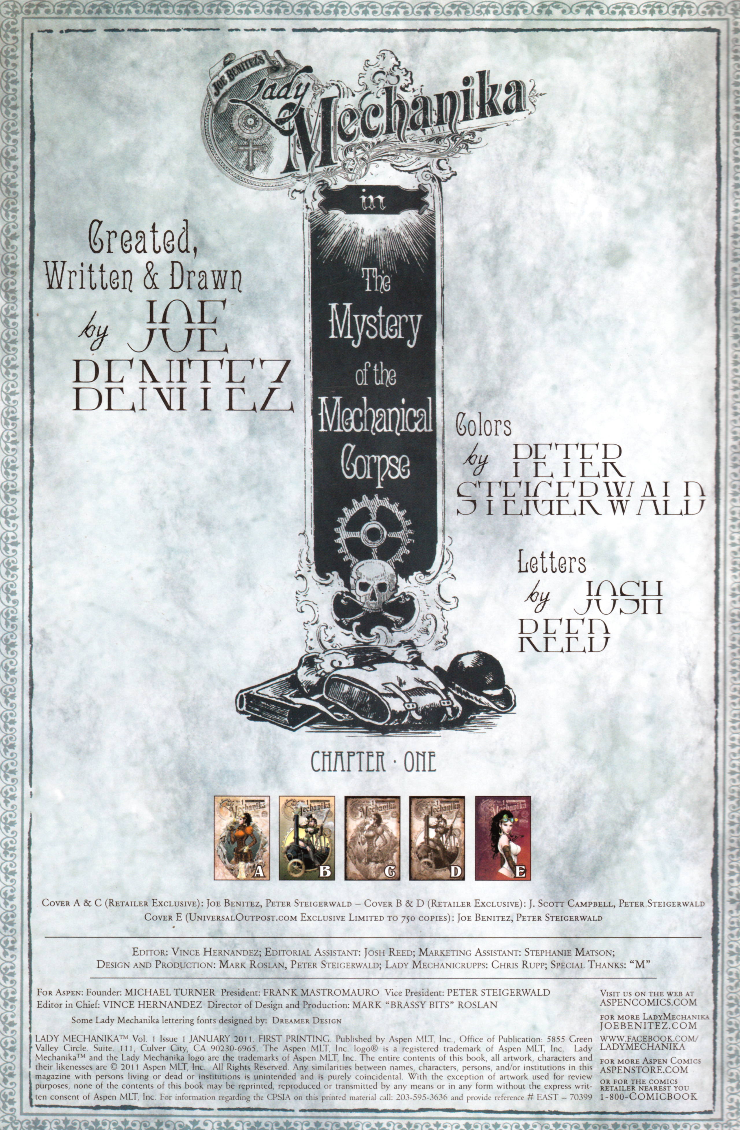 Read online Lady Mechanika comic -  Issue #1 - 2