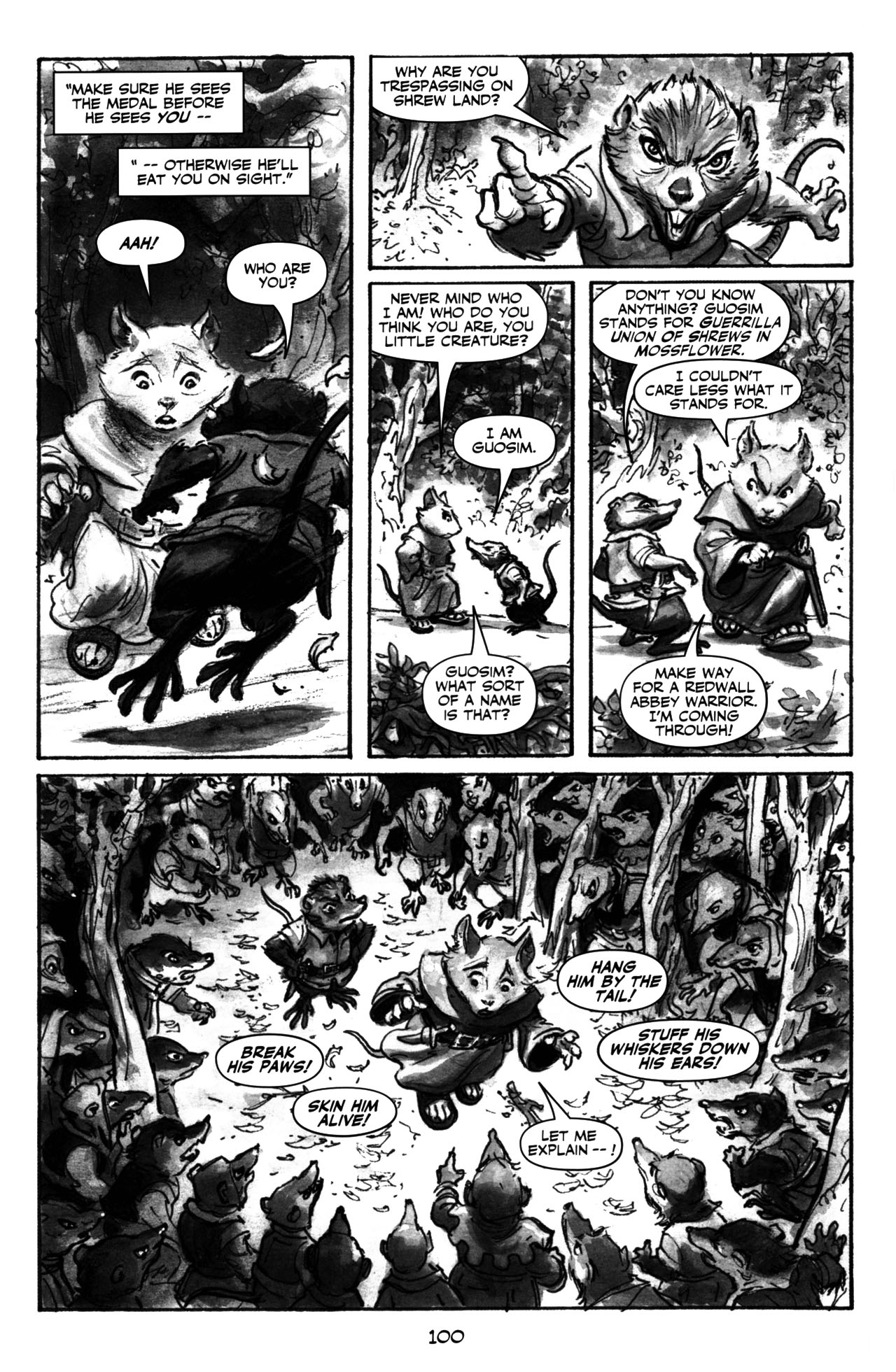 Read online Redwall: The Graphic Novel comic -  Issue # TPB - 105