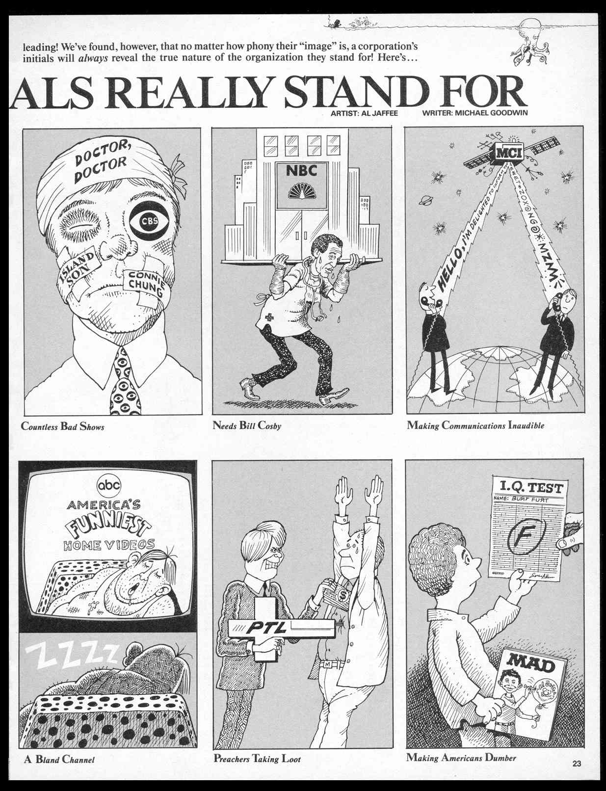 Read online MAD comic -  Issue #297 - 25