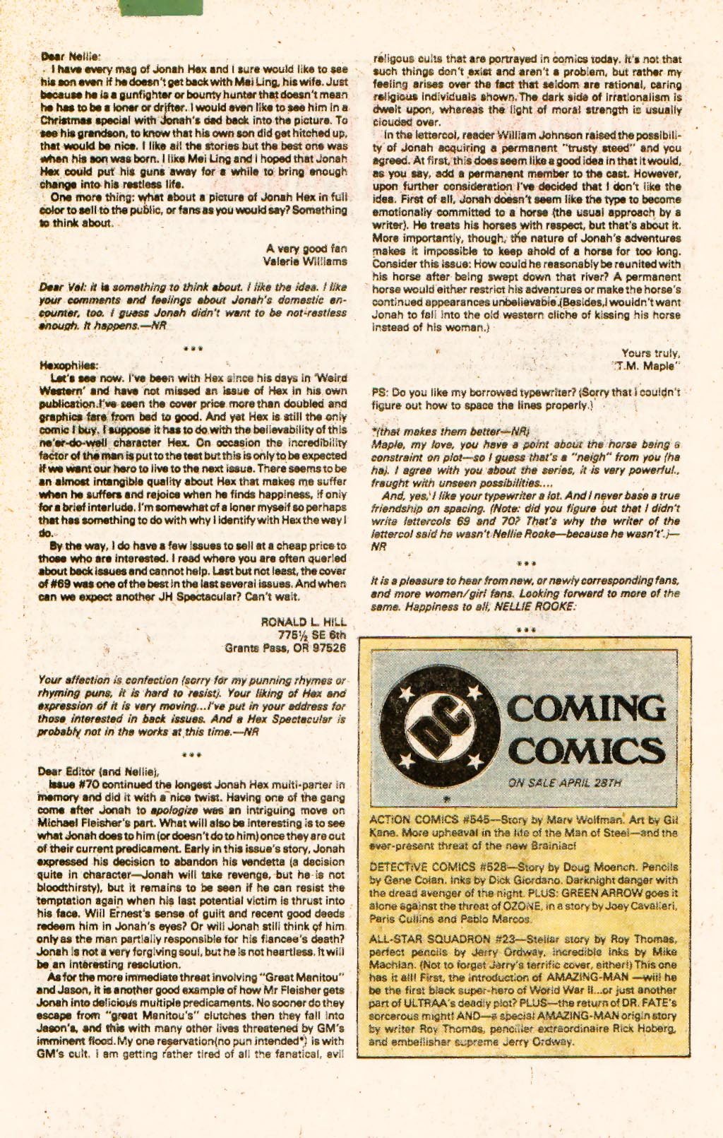 Read online Jonah Hex (1977) comic -  Issue #74 - 34