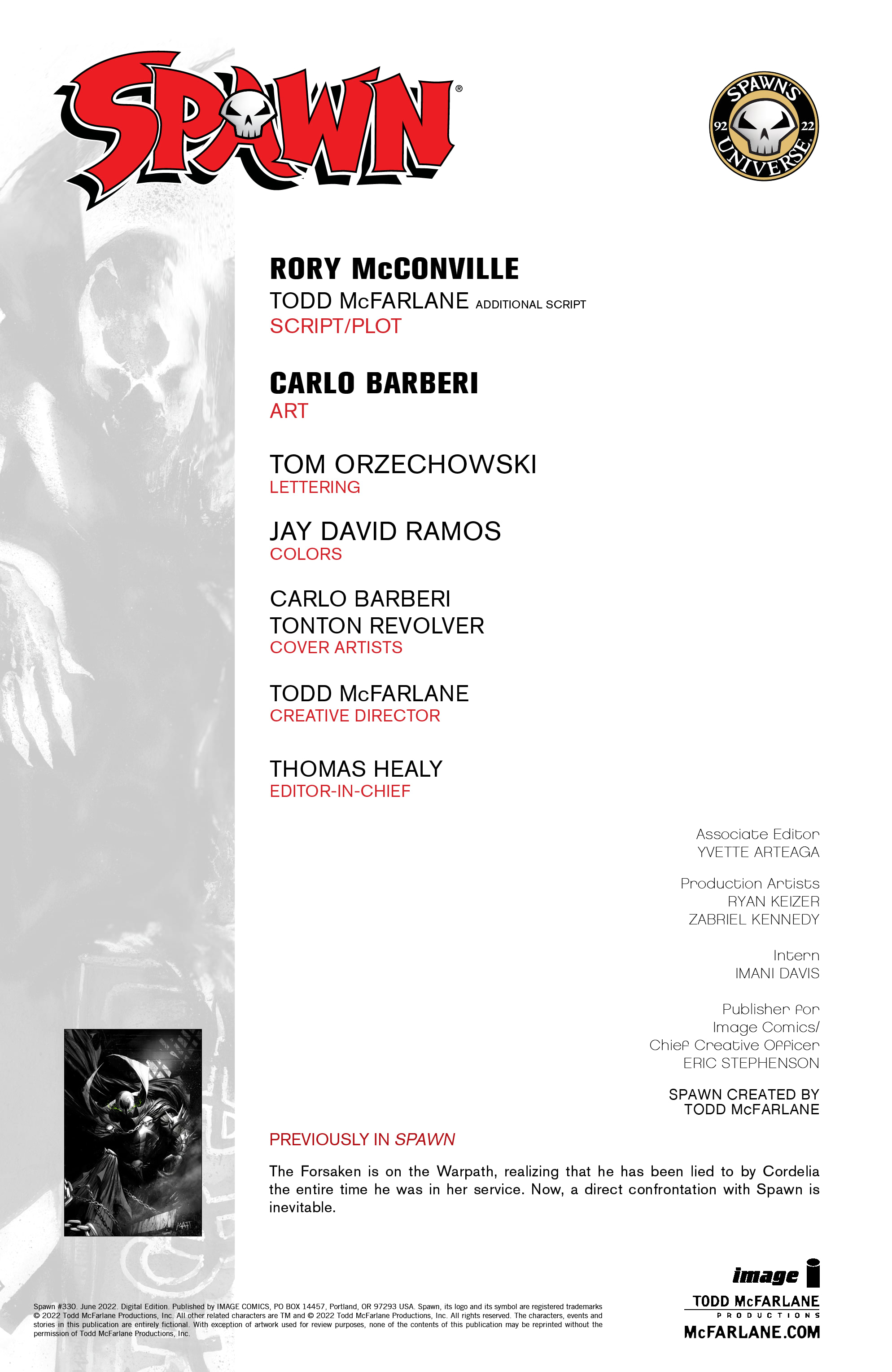 Read online Spawn comic -  Issue #330 - 3