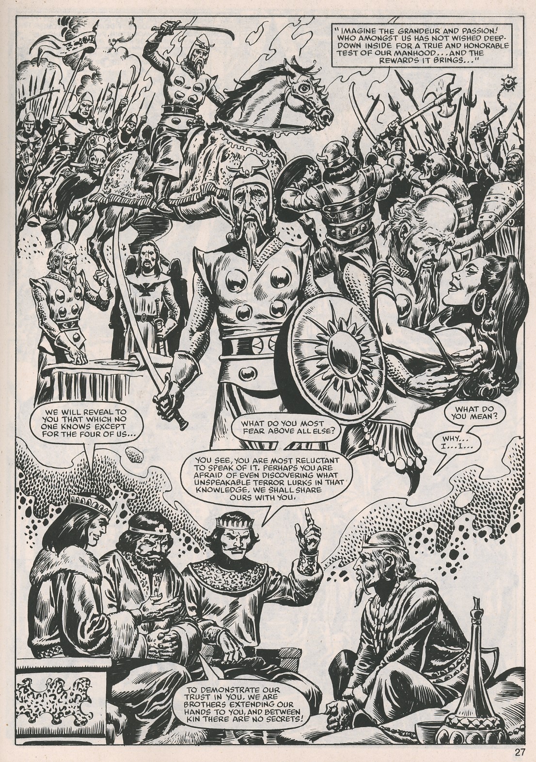 Read online The Savage Sword Of Conan comic -  Issue #116 - 27