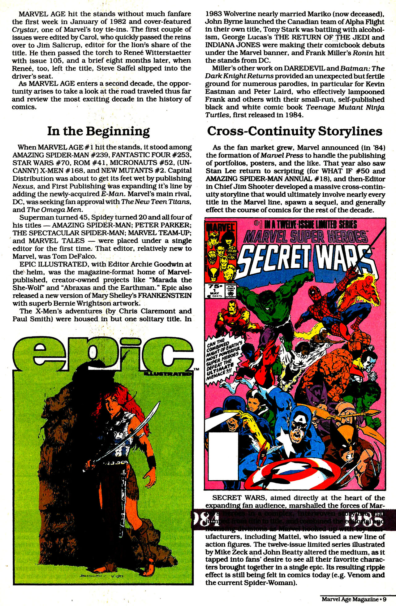 Read online Marvel Age comic -  Issue #120 - 11