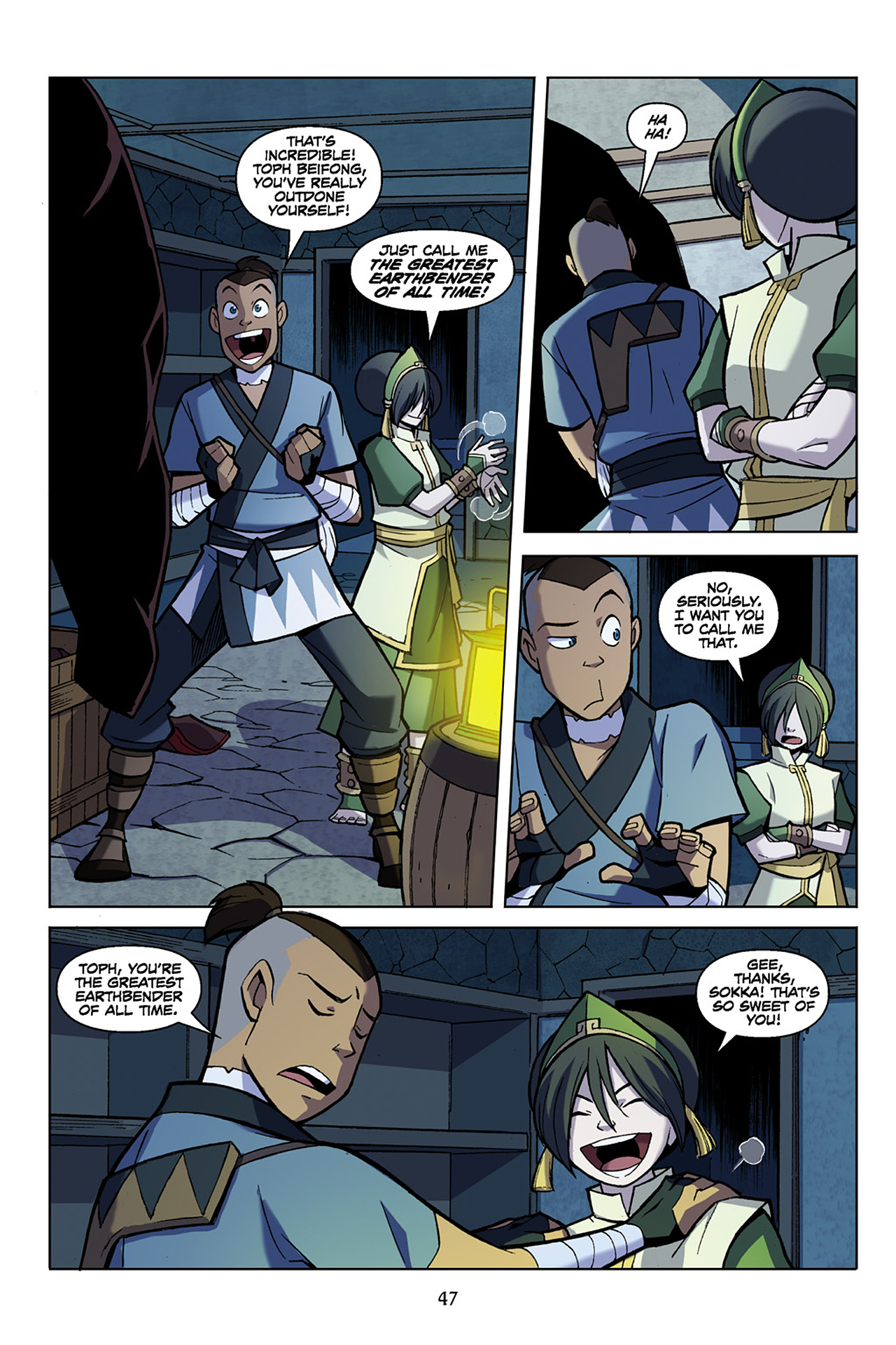 Read online Nickelodeon Avatar: The Last Airbender - The Promise comic -  Issue # Part 2 - 48