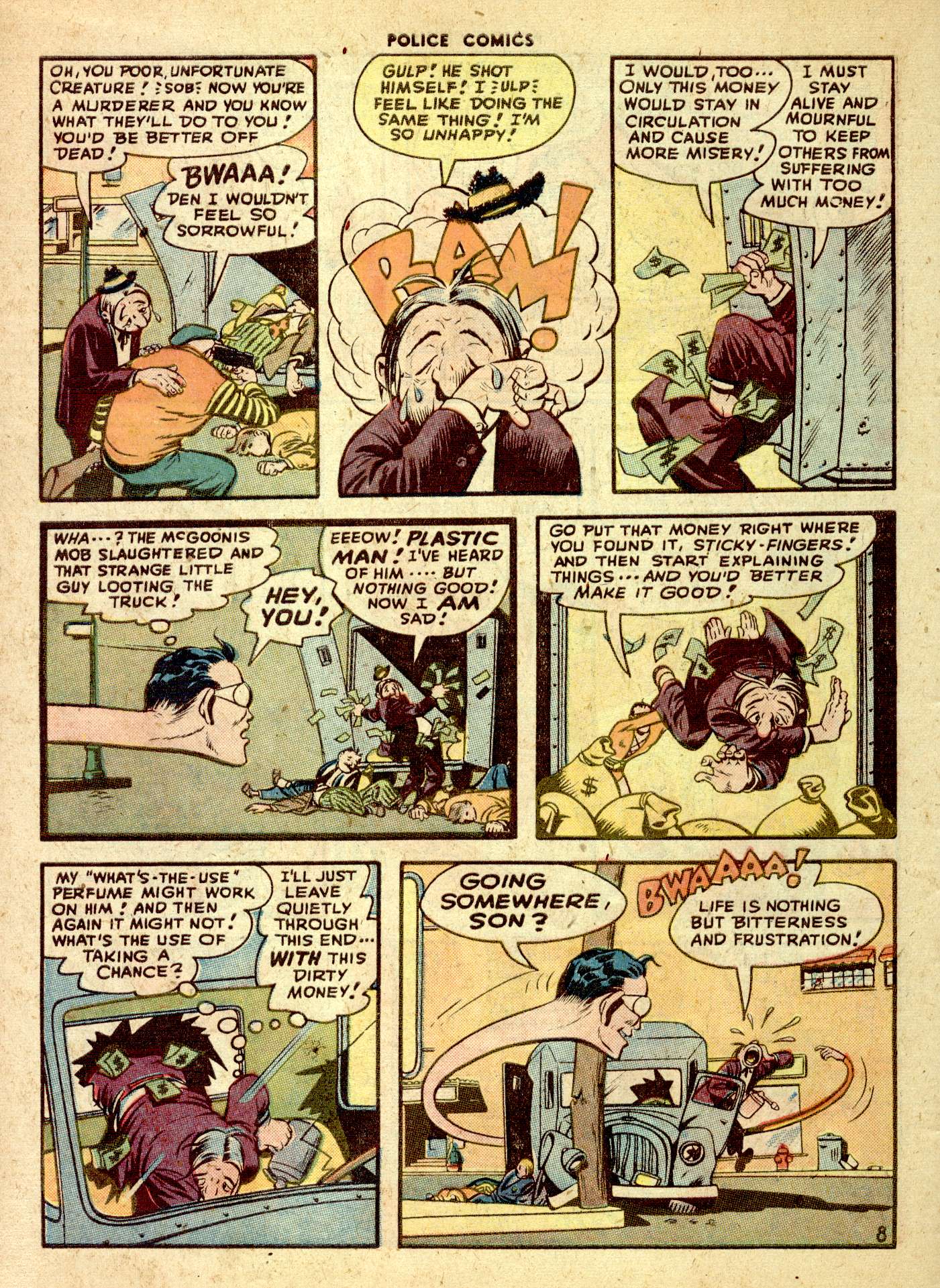 Read online Police Comics comic -  Issue #76 - 10