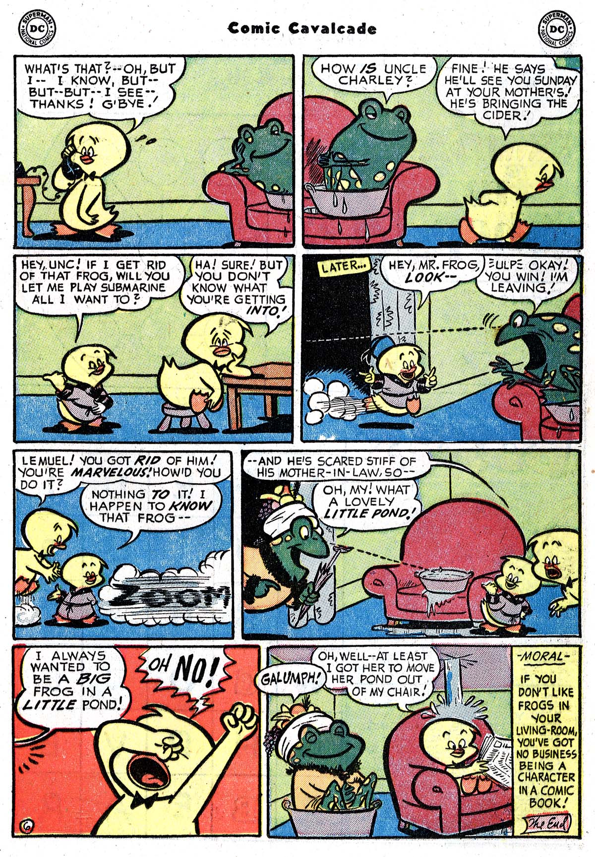 Read online Comic Cavalcade comic -  Issue #58 - 33