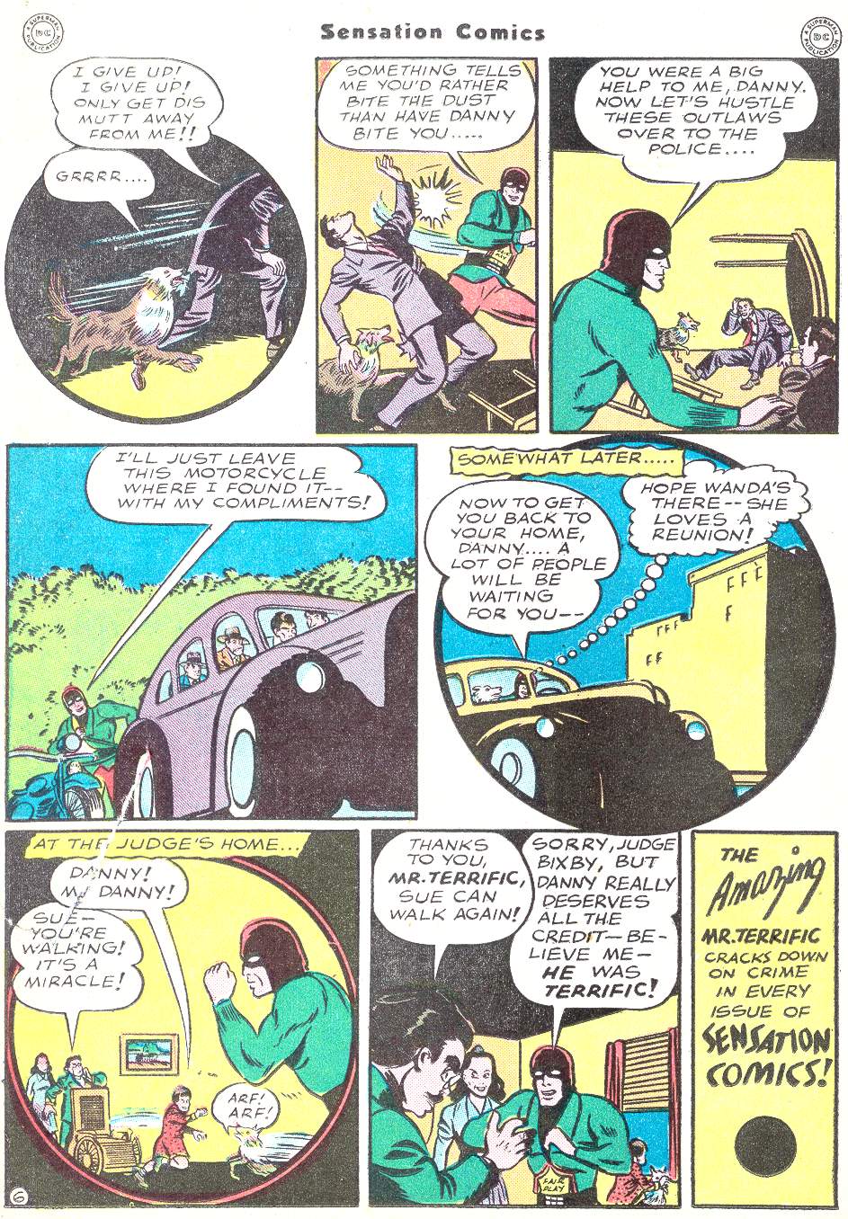 Read online Sensation (Mystery) Comics comic -  Issue #50 - 30