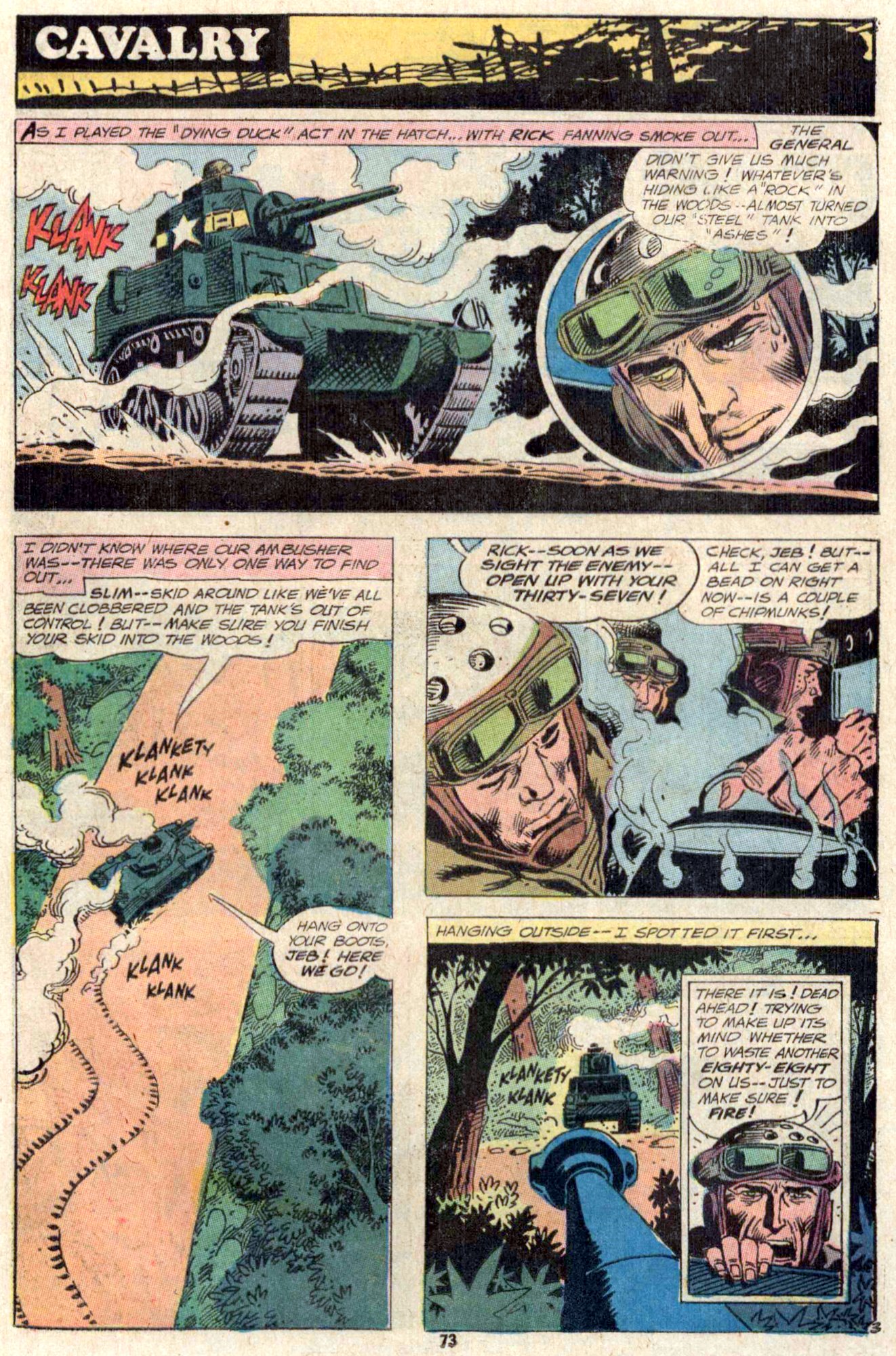 Read online Our Army at War (1952) comic -  Issue #242 - 73