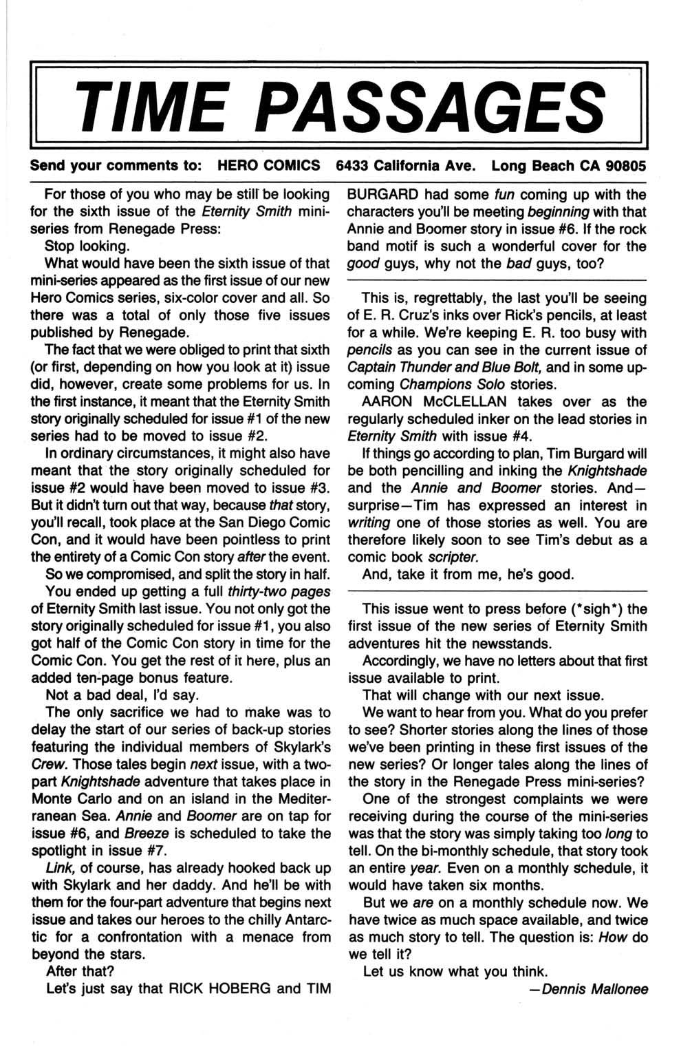 Read online Eternity Smith (1987) comic -  Issue #3 - 21