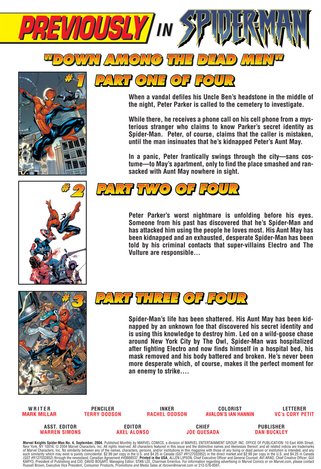 Read online Marvel Knights Spider-Man (2004) comic -  Issue #4 - 2