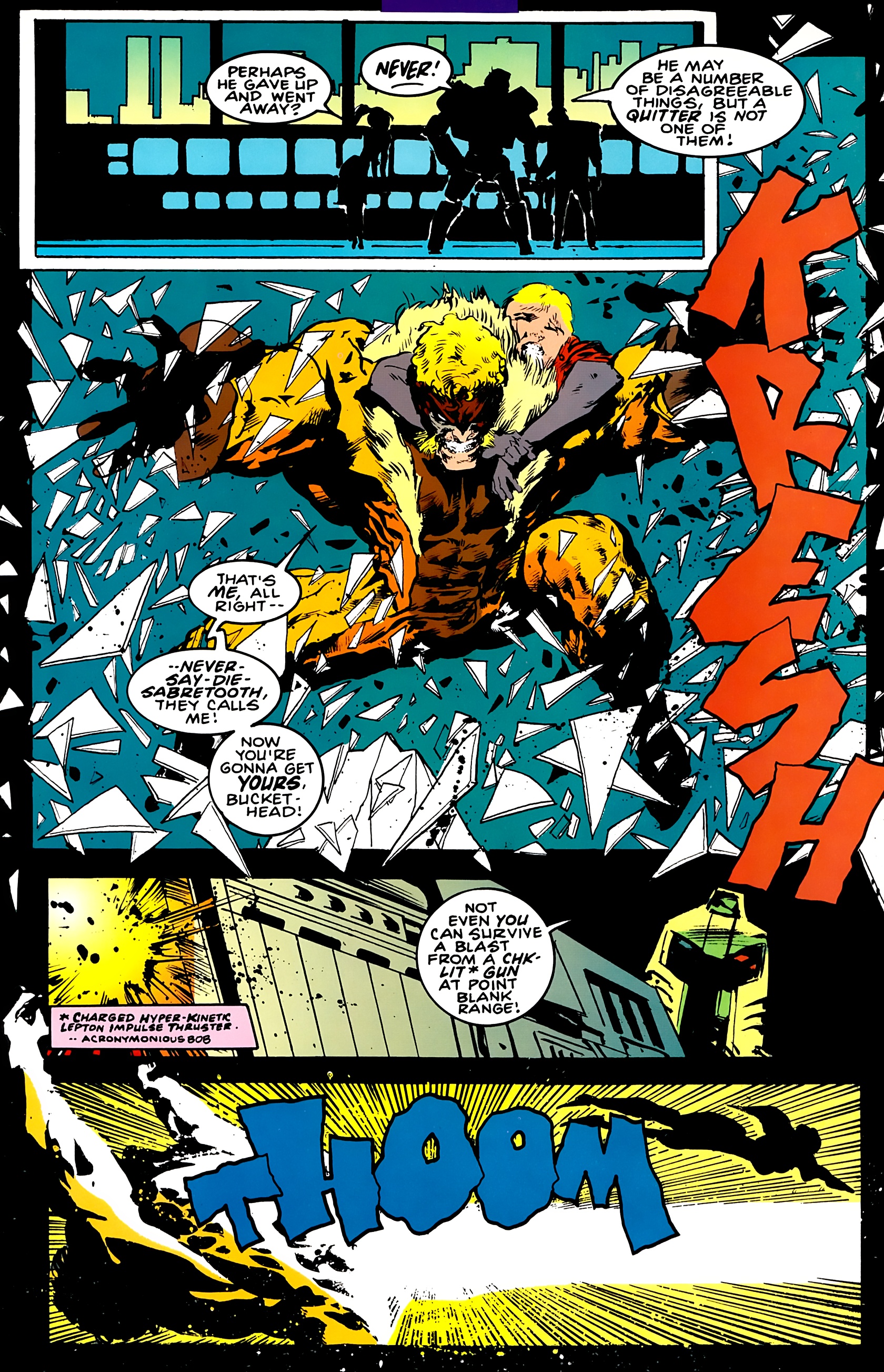 Read online Sabretooth comic -  Issue #4 - 9