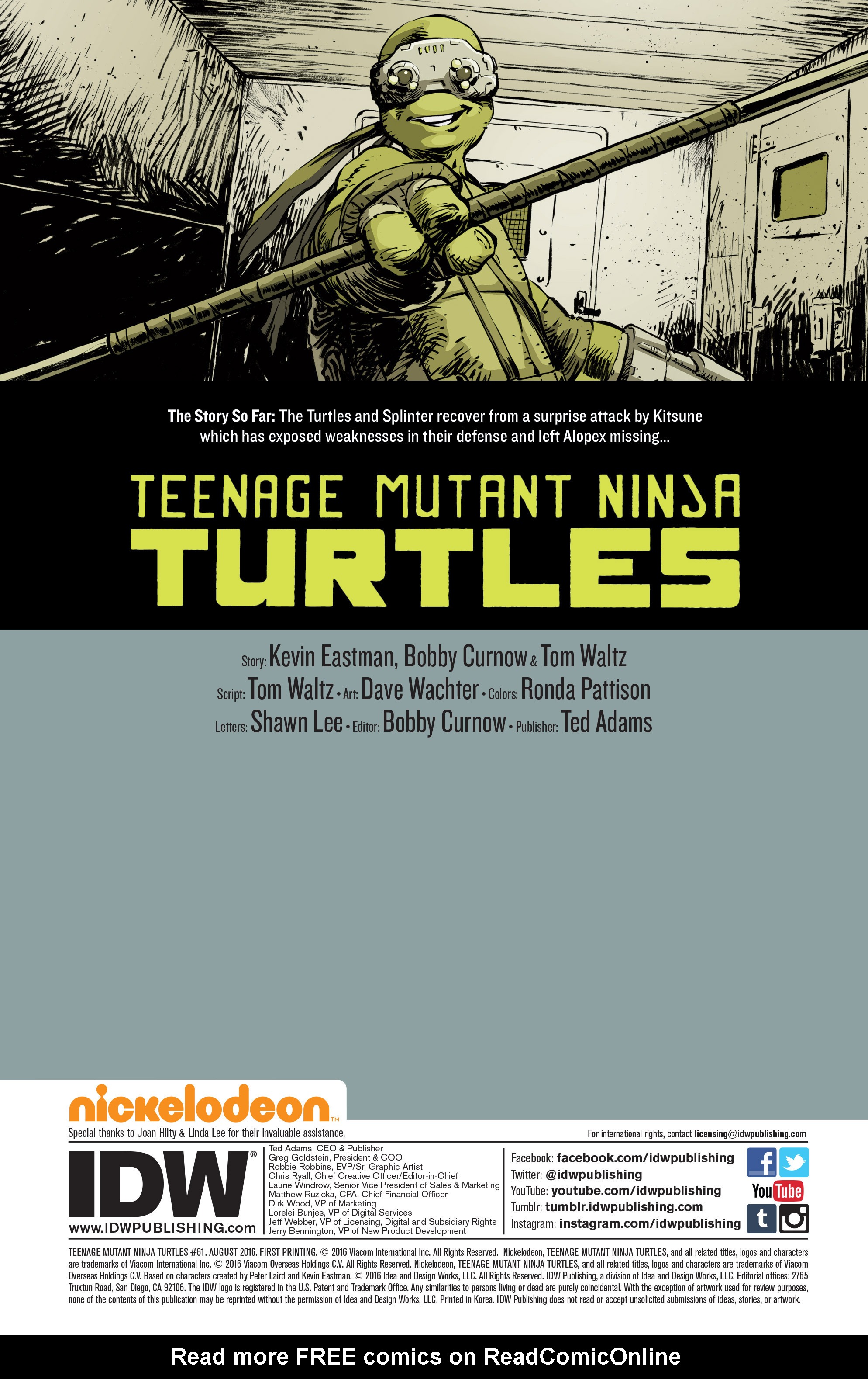 Read online Teenage Mutant Ninja Turtles (2011) comic -  Issue #61 - 2