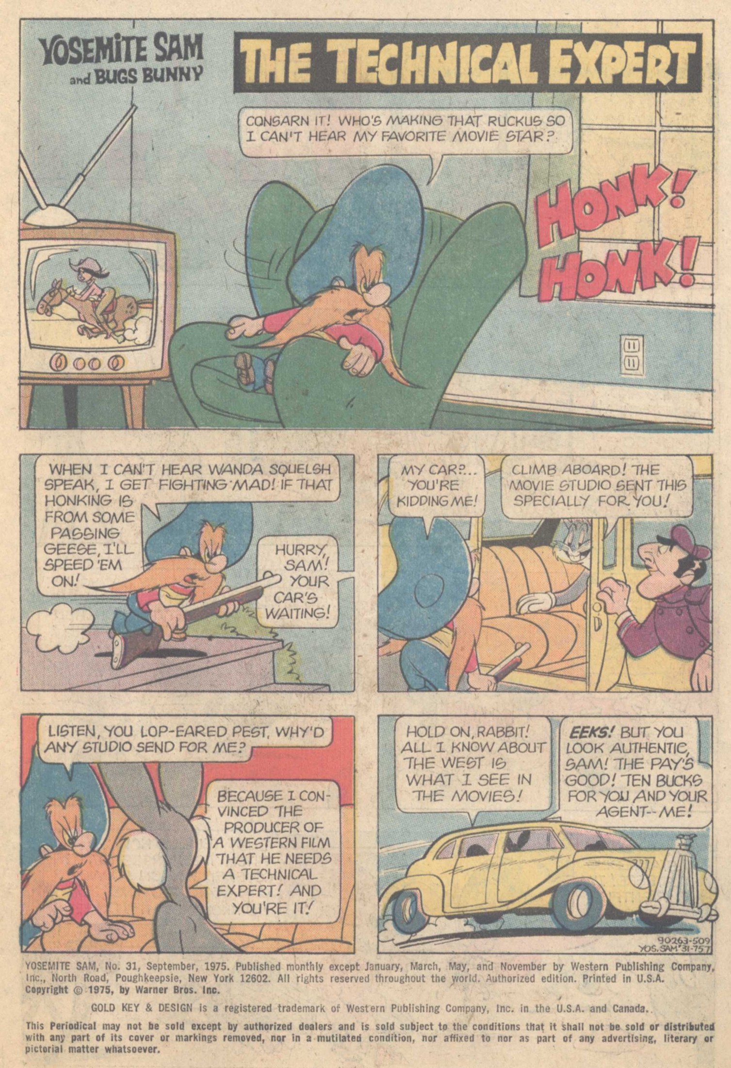 Read online Yosemite Sam and Bugs Bunny comic -  Issue #31 - 3