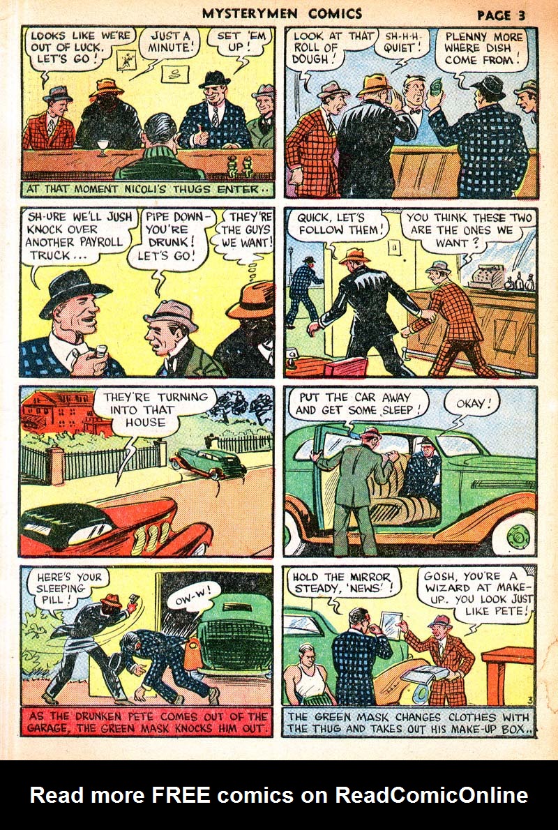 Read online Mystery Men Comics comic -  Issue #4 - 5