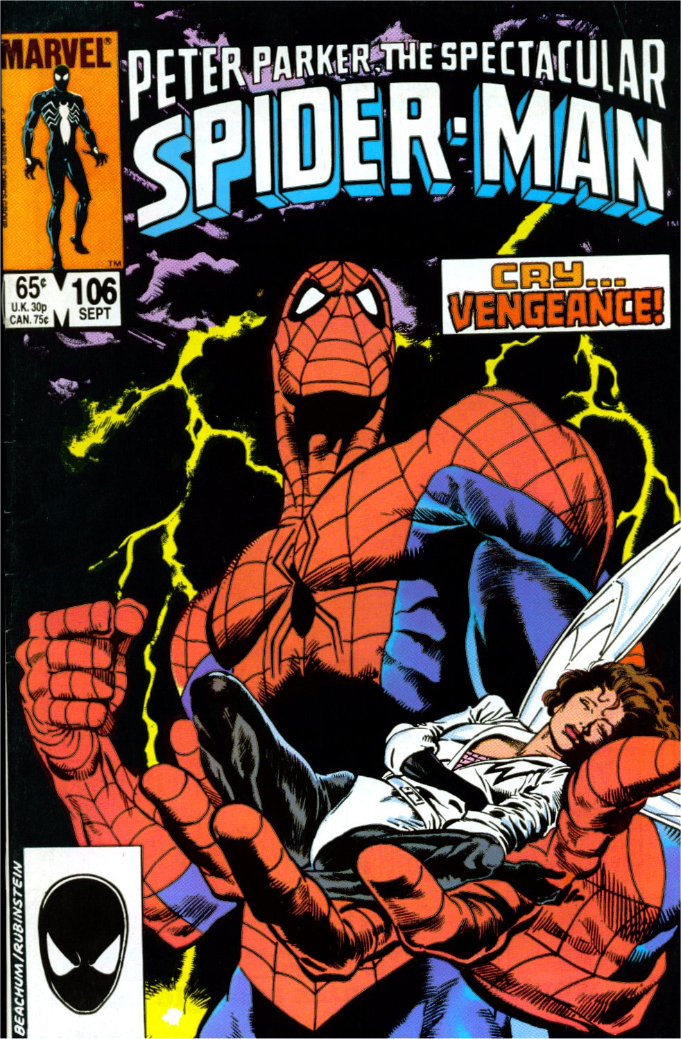 Read online The Spectacular Spider-Man (1976) comic -  Issue #106 - 1