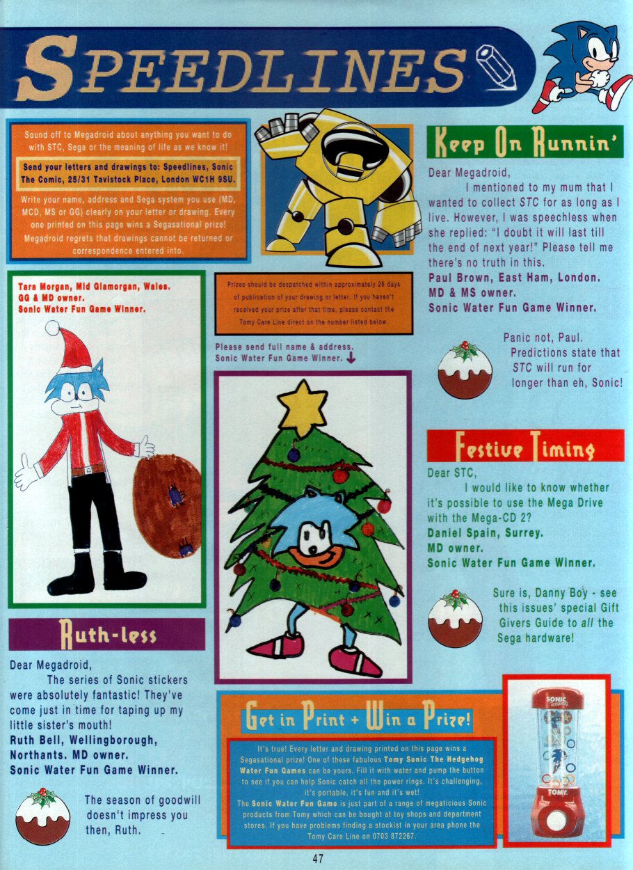 Read online Sonic the Comic comic -  Issue #41 - 41