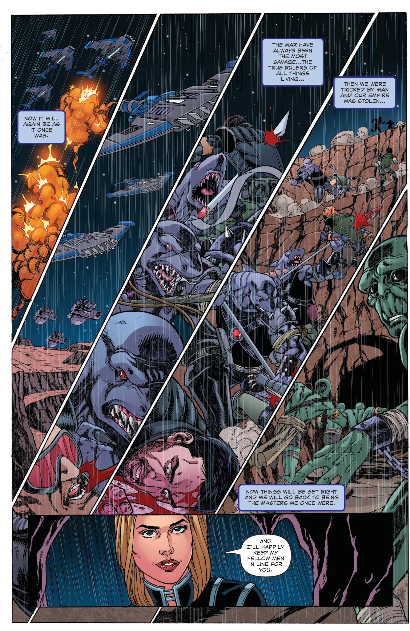 Read online The Black Sable comic -  Issue #6 - 7