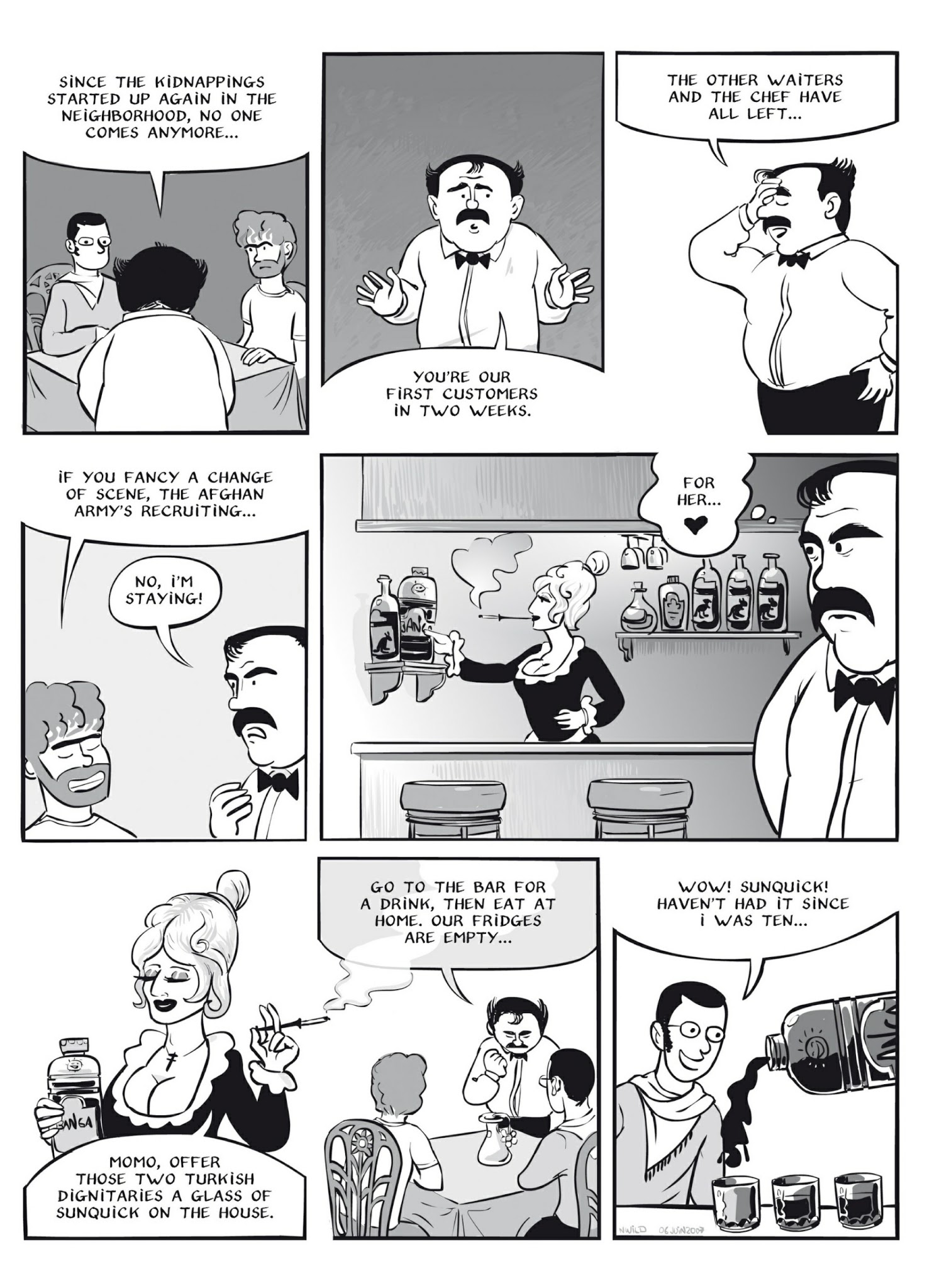 Read online Kabul Disco: How I Managed Not to be Abducted in Afghanistan comic -  Issue # TPB - 126