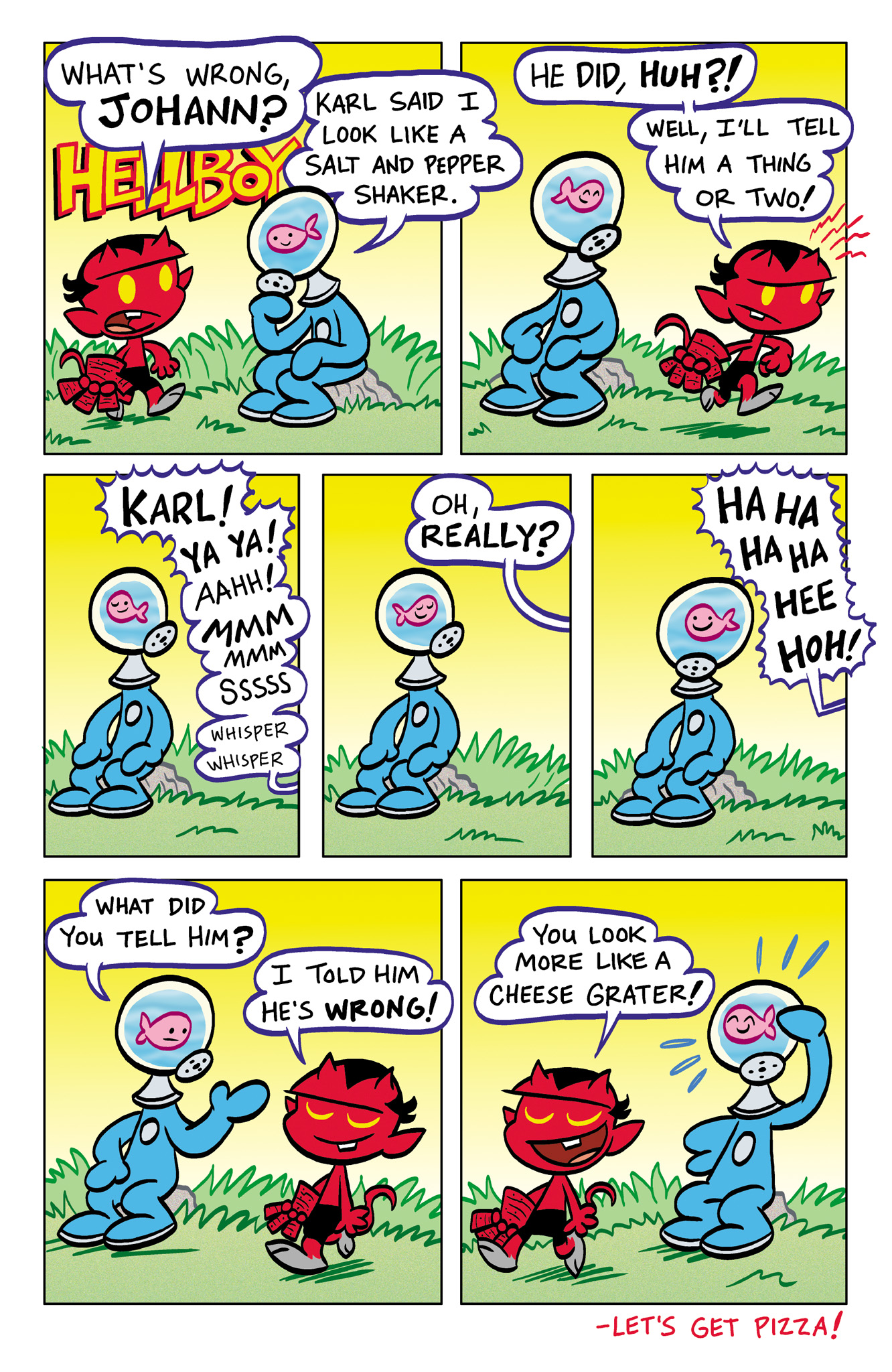Read online Itty Bitty Hellboy comic -  Issue #5 - 15