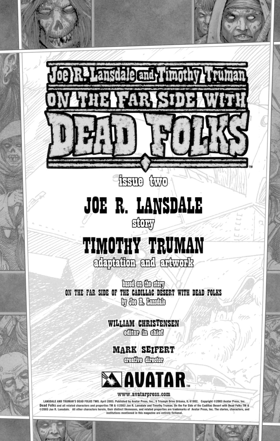 Read online Lansdale and Truman's Dead Folks comic -  Issue #2 - 2