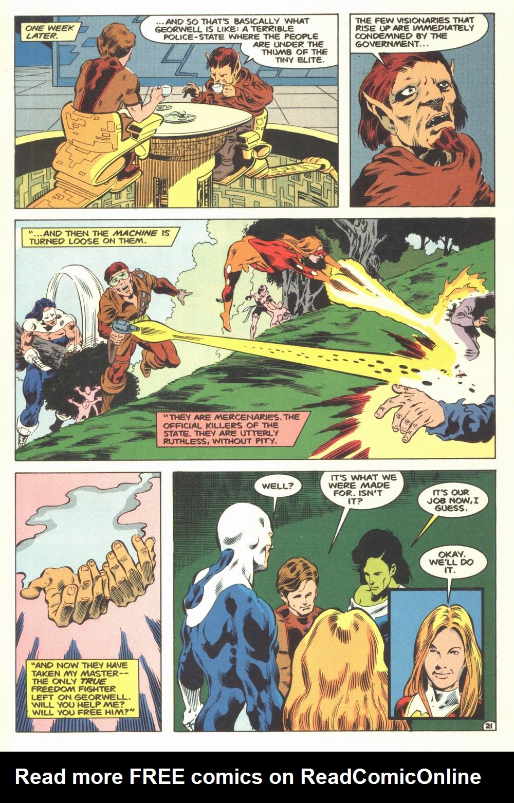 Read online Justice Machine featuring The Elementals comic -  Issue #1 - 22