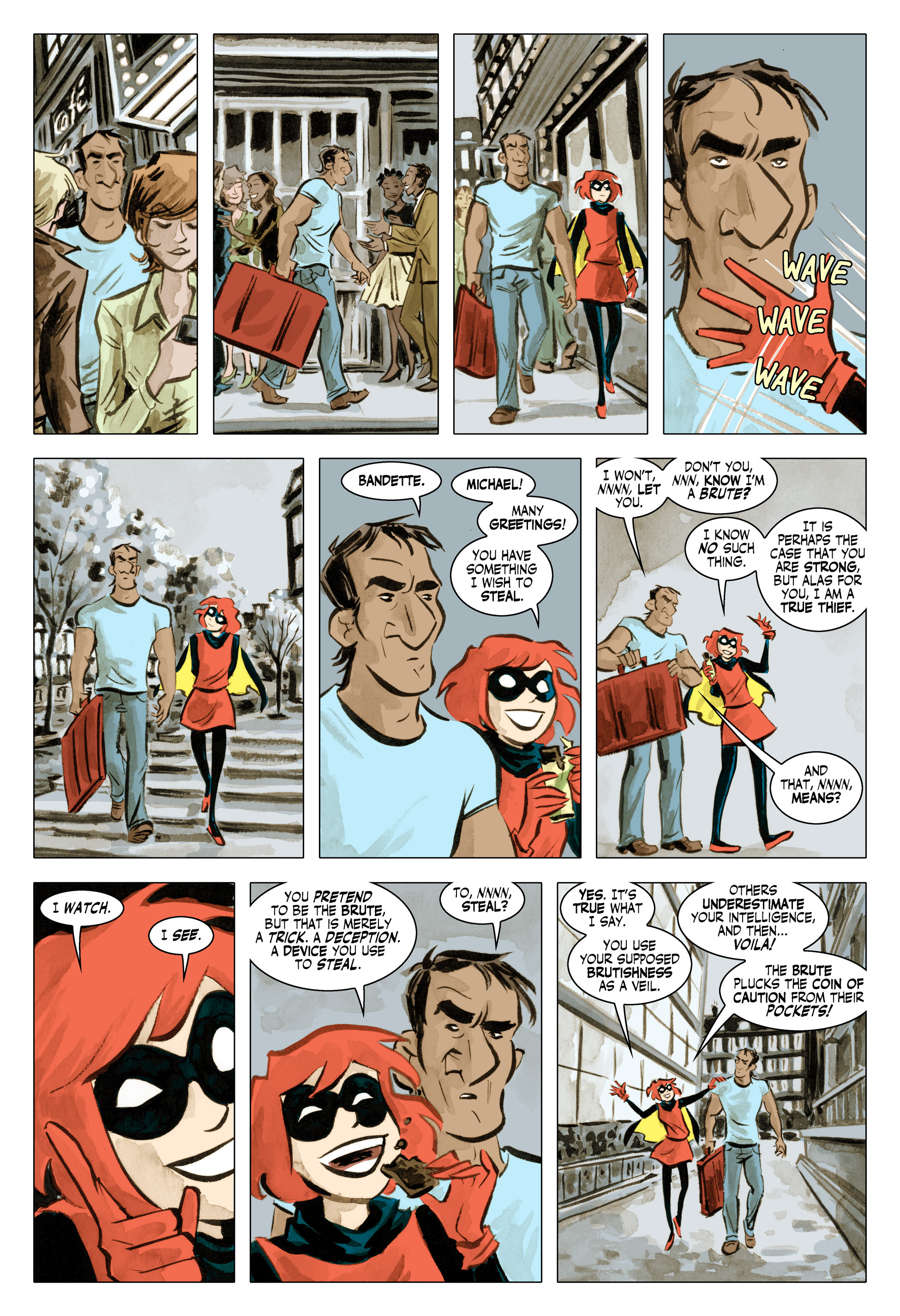 Read online Bandette (2012) comic -  Issue #15 - 18